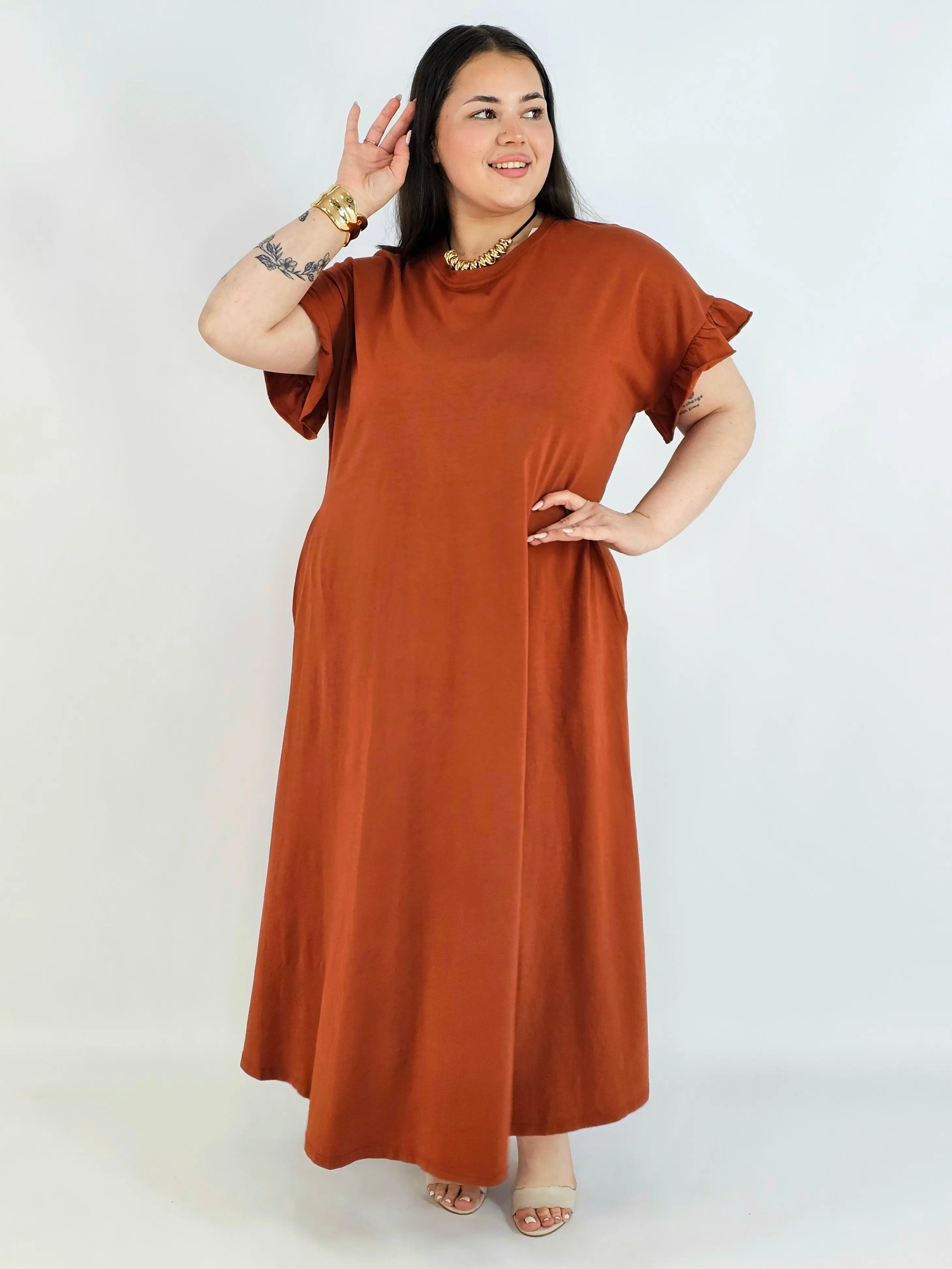 Sukienka Maxi Plus Size StylowaXL – Wygoda i Styl na Co Dzień