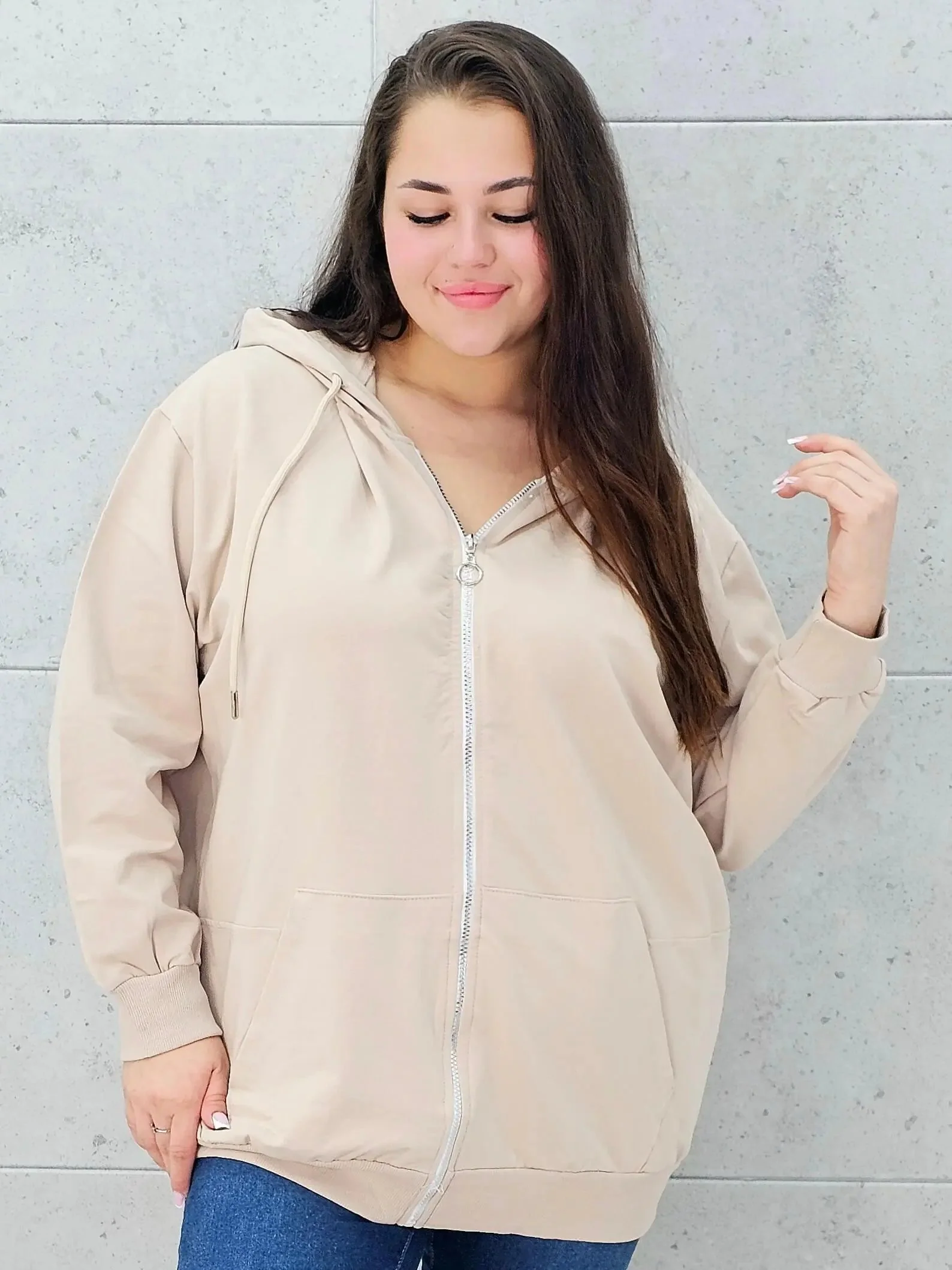 Bluza na Zamek Plus Size StylowaXL – Wygoda i Styl na Co Dzień - Image 17