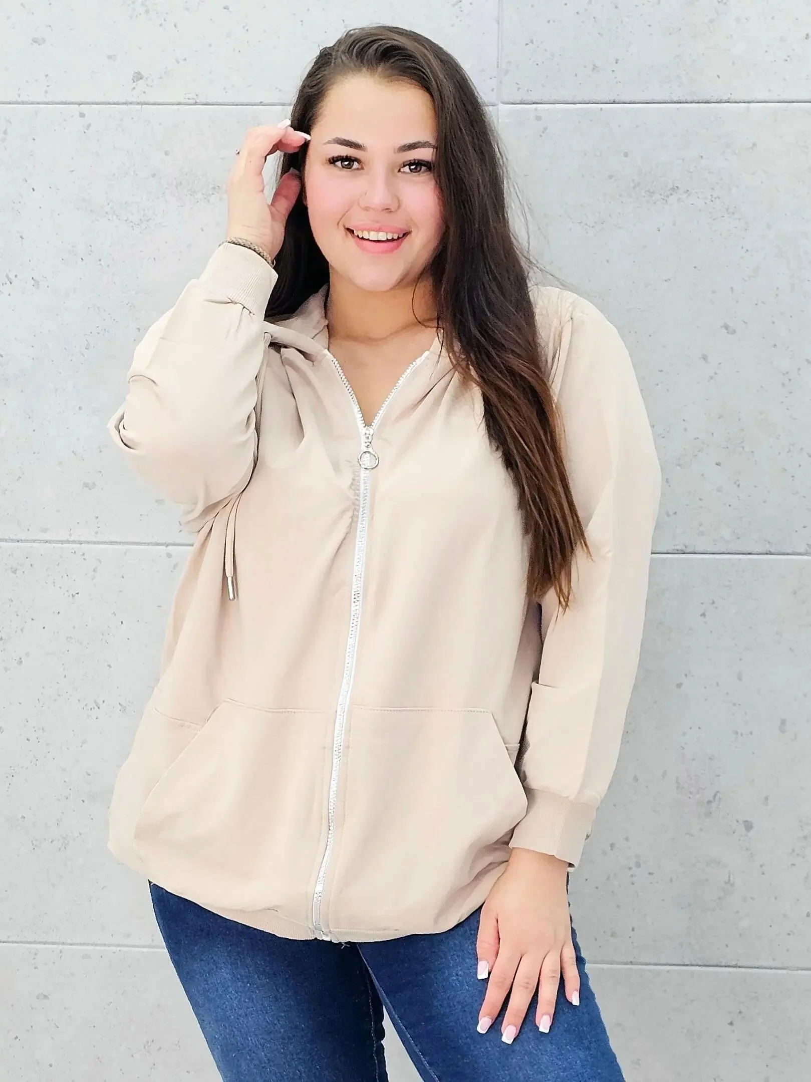 Bluza na Zamek Plus Size StylowaXL – Wygoda i Styl na Co Dzień - Image 4