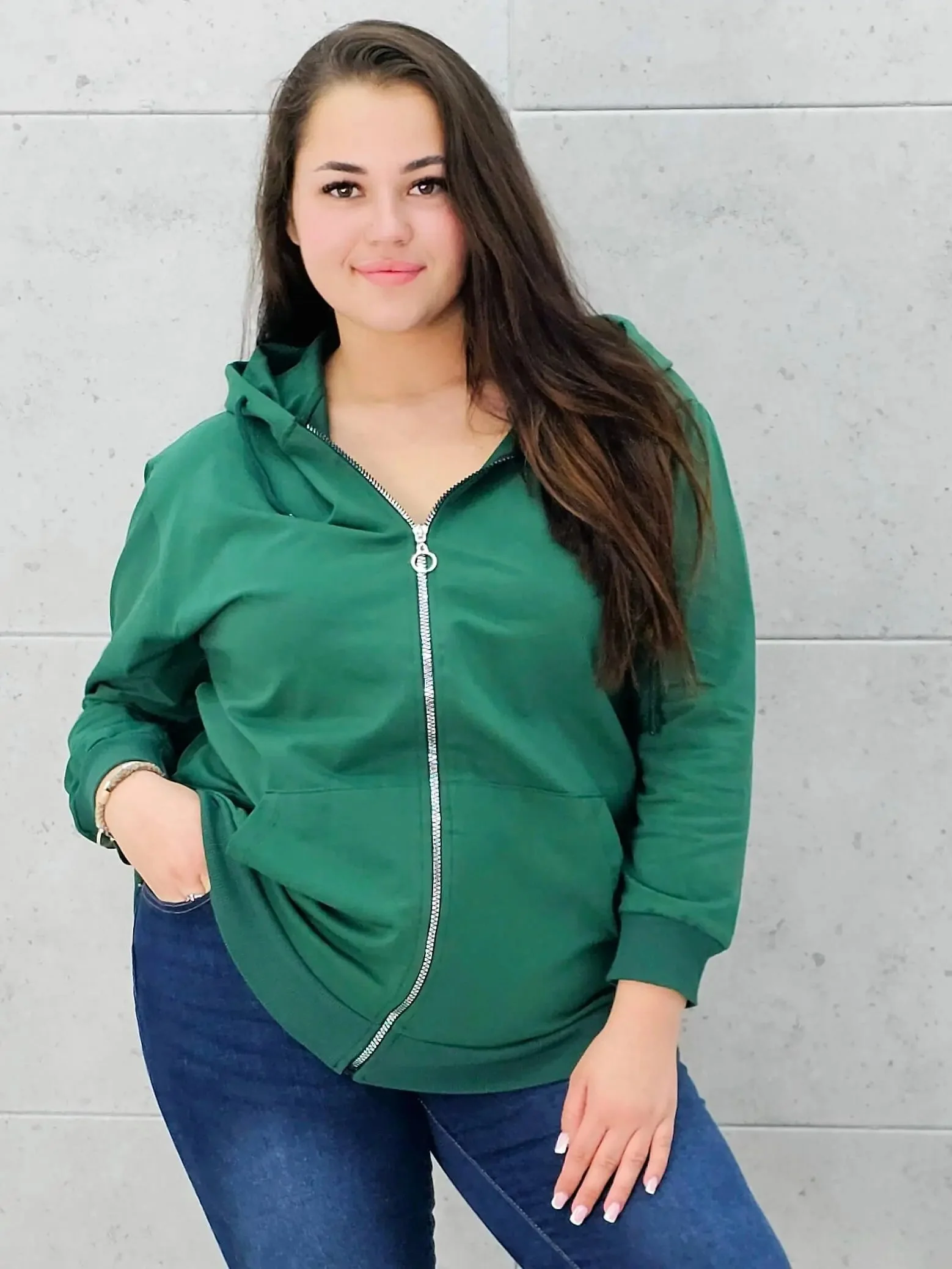 Bluza na Zamek Plus Size StylowaXL – Wygoda i Styl na Co Dzień - Image 5