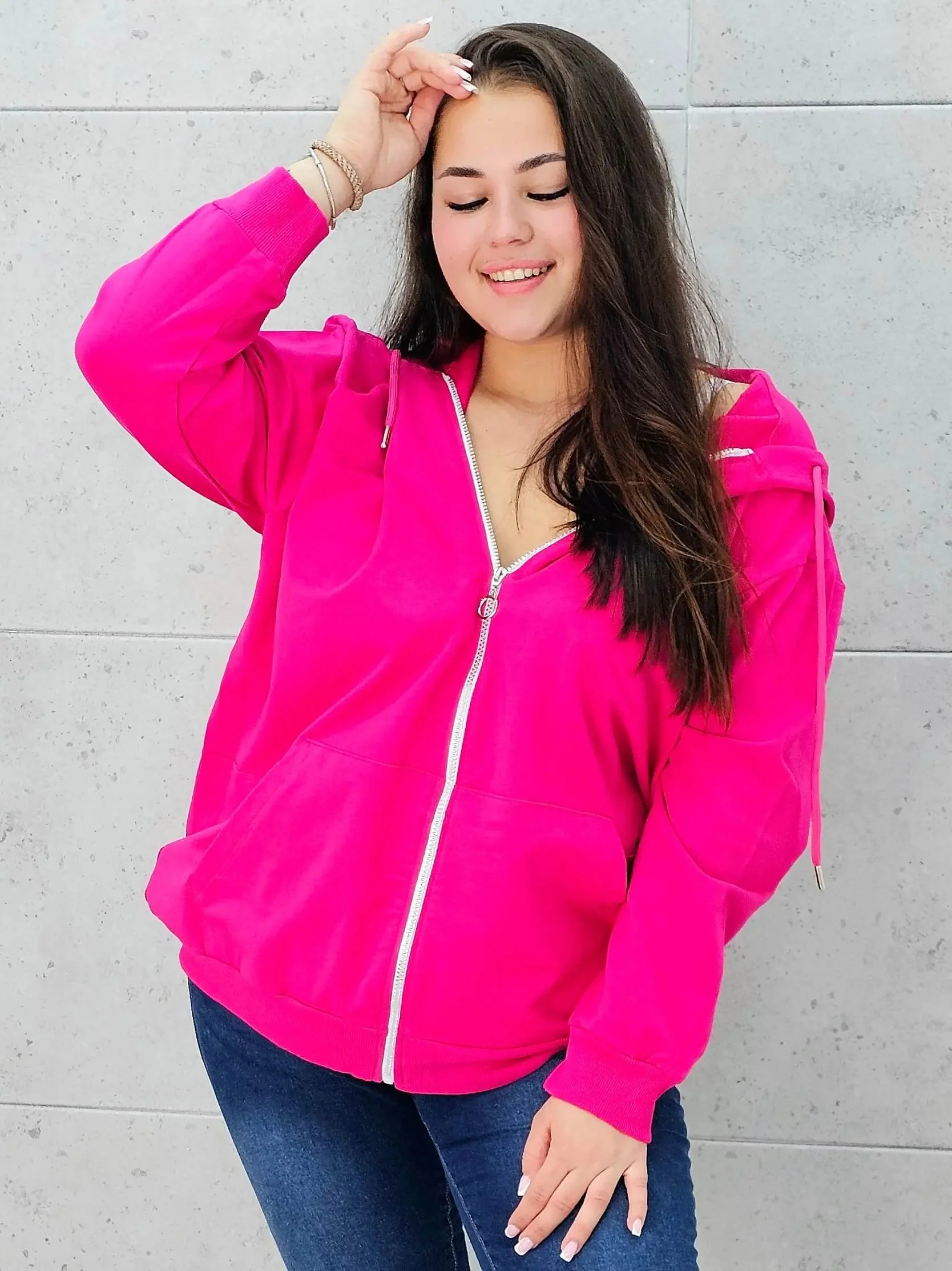 Bluza na Zamek Plus Size StylowaXL – Wygoda i Styl na Co Dzień - Image 6