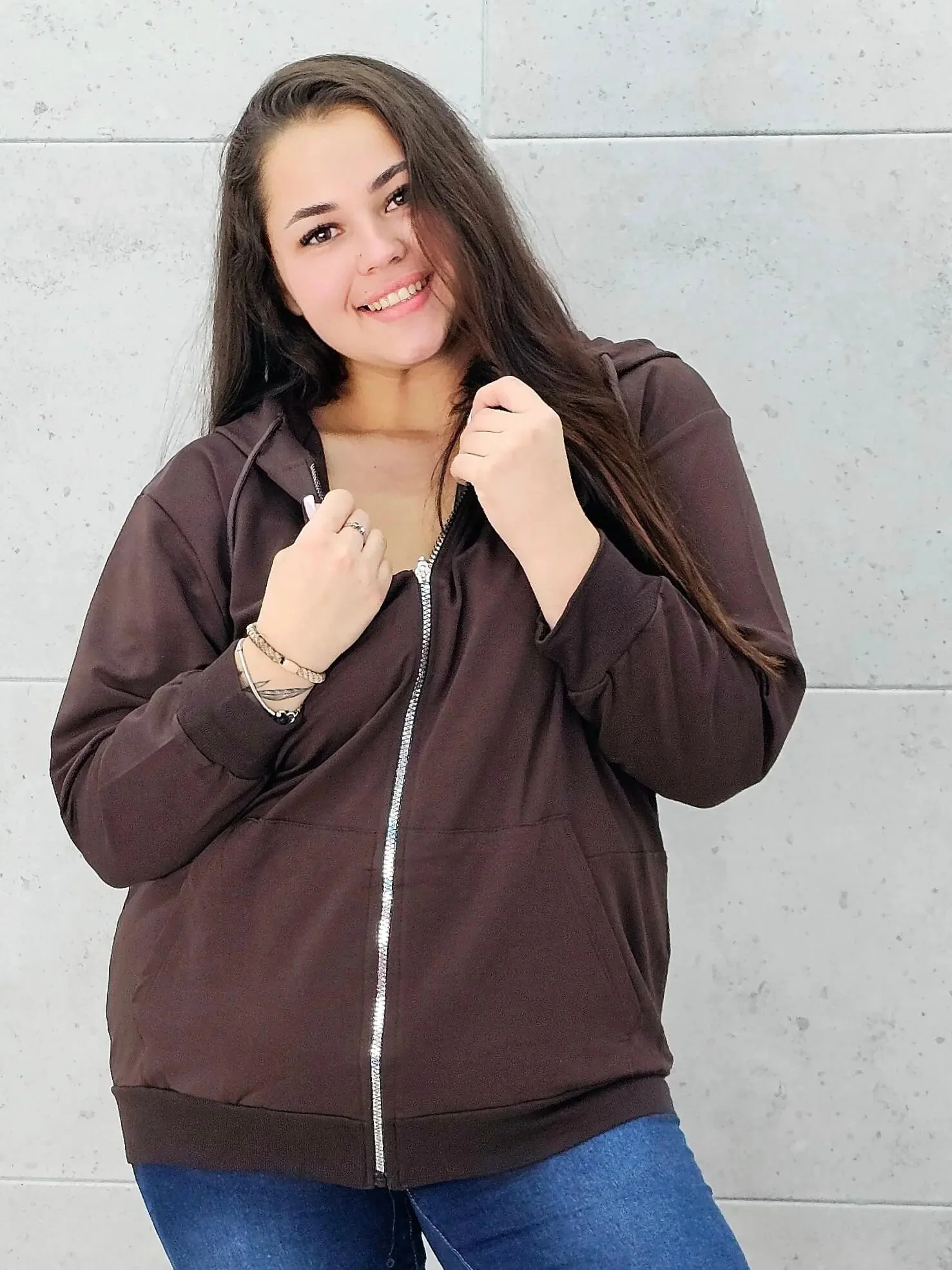 Bluza na Zamek Plus Size StylowaXL – Wygoda i Styl na Co Dzień - Image 9