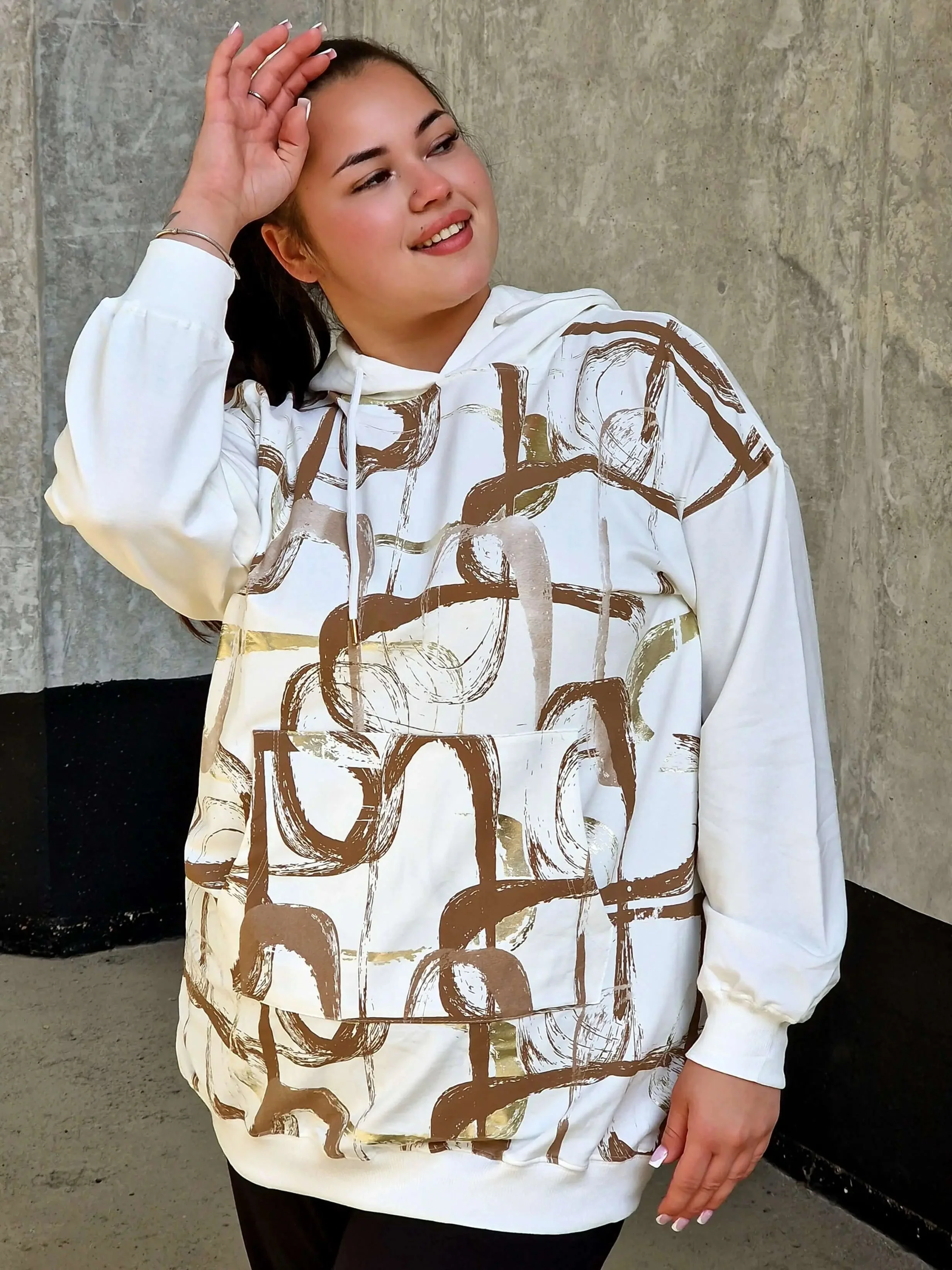 Bluza z abstrakcyjnym printem - Image 5