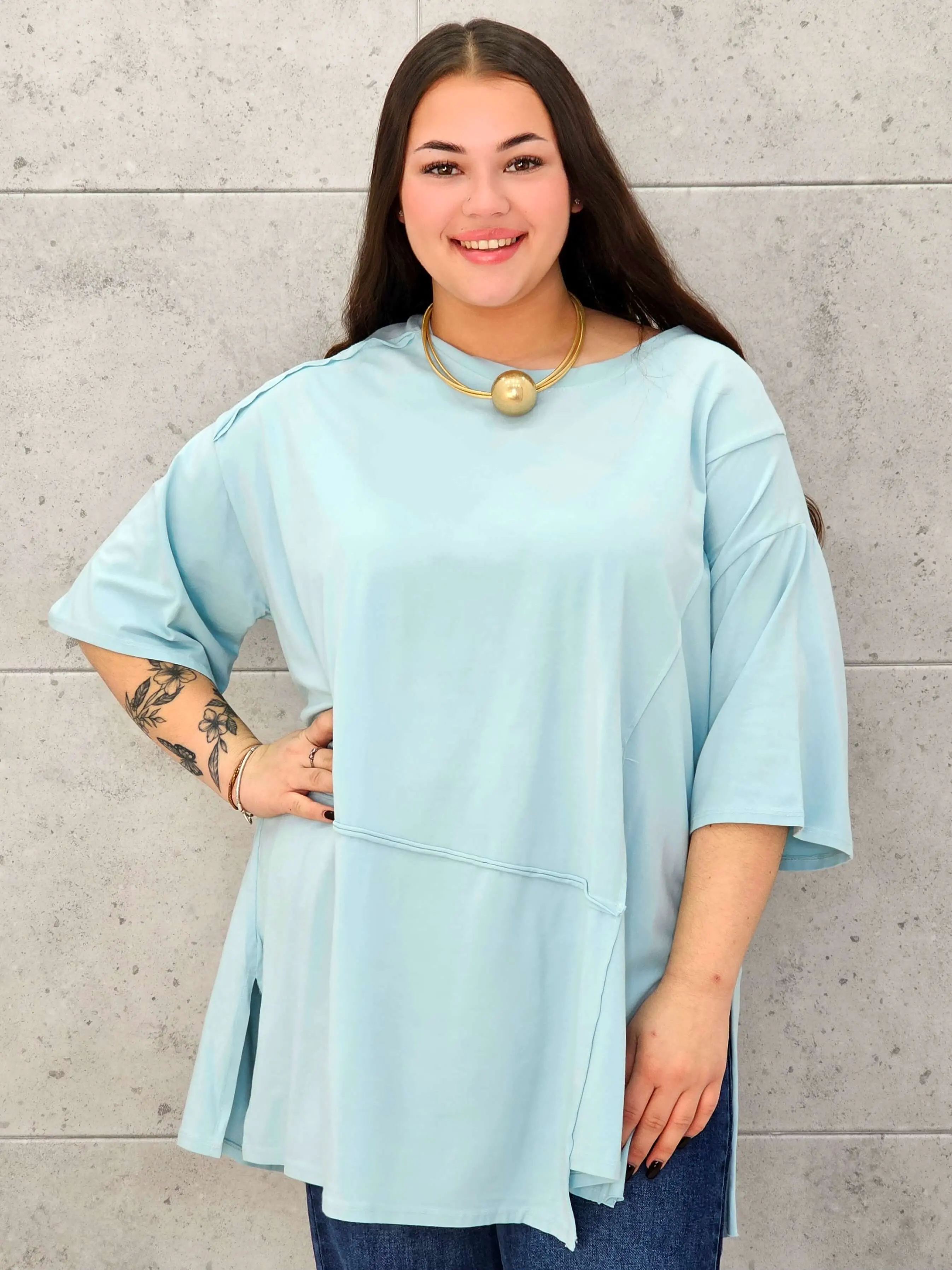Bluzka oversize plus size StylowaXL – lekkość, wygoda i modny look