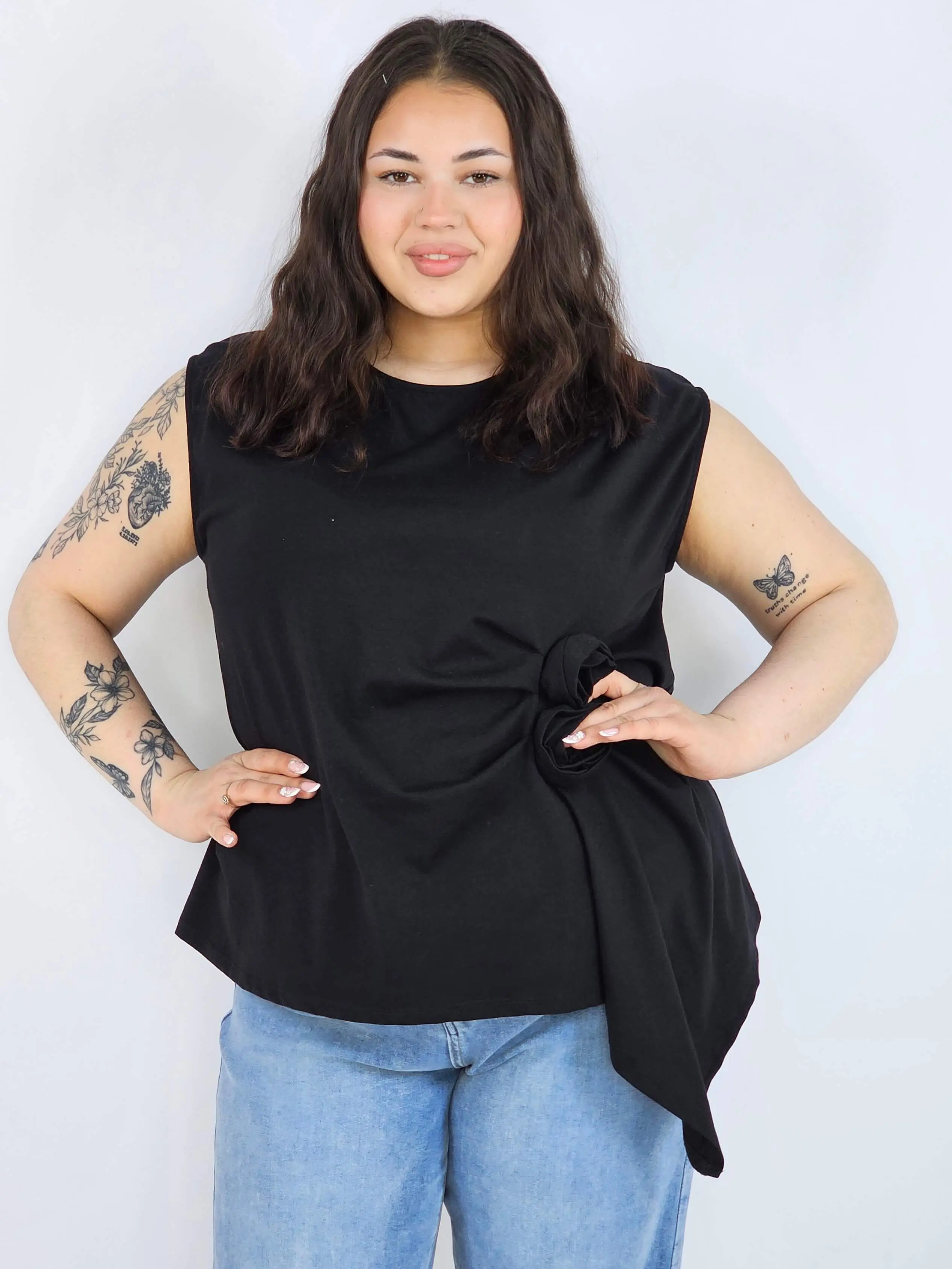 Bluzka plus size XXL elegancka – idealna pod marynarkę i na wyjątkowe okazje - Image 4