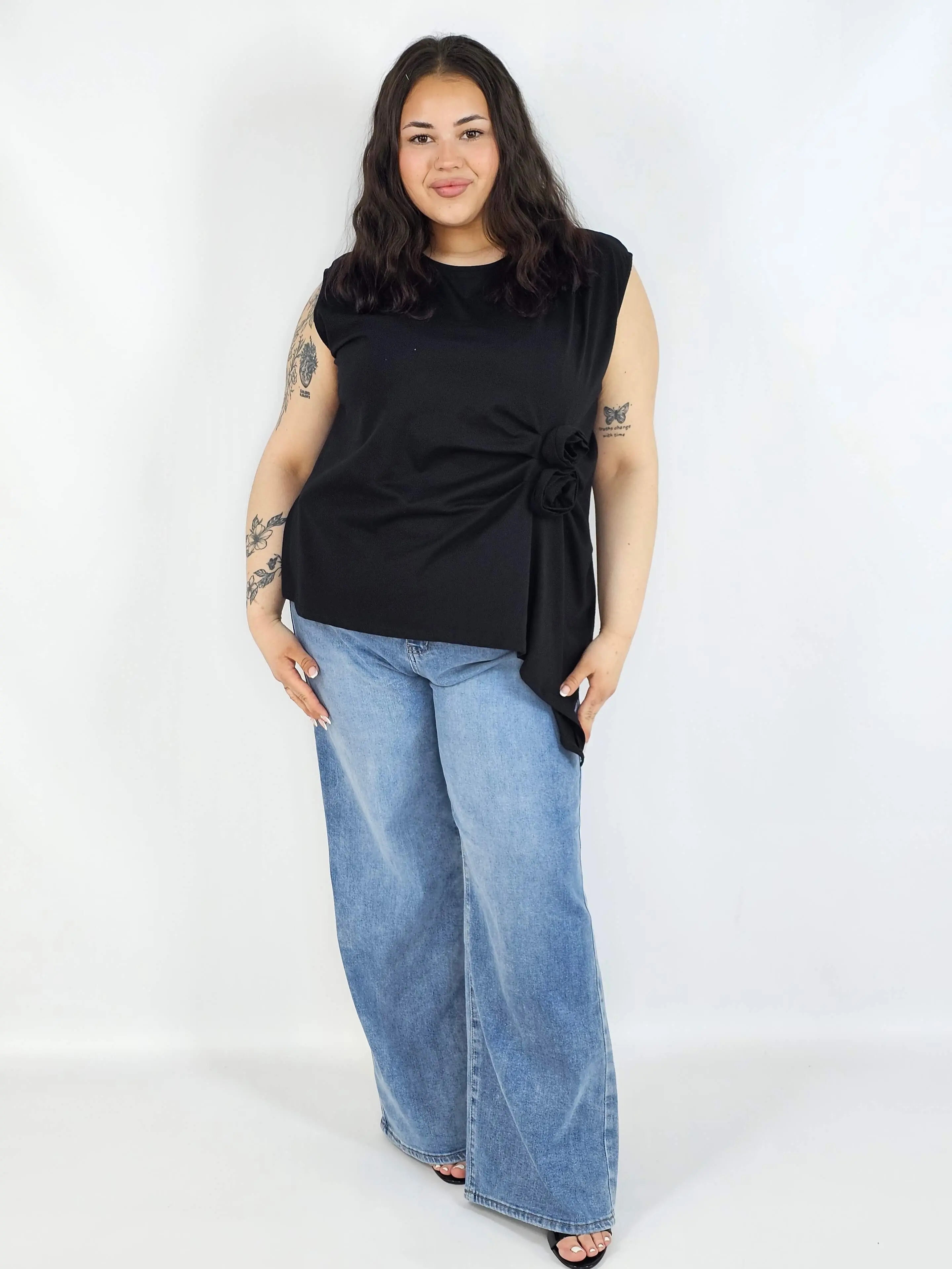 Bluzka plus size XXL elegancka – idealna pod marynarkę i na wyjątkowe okazje - Image 5
