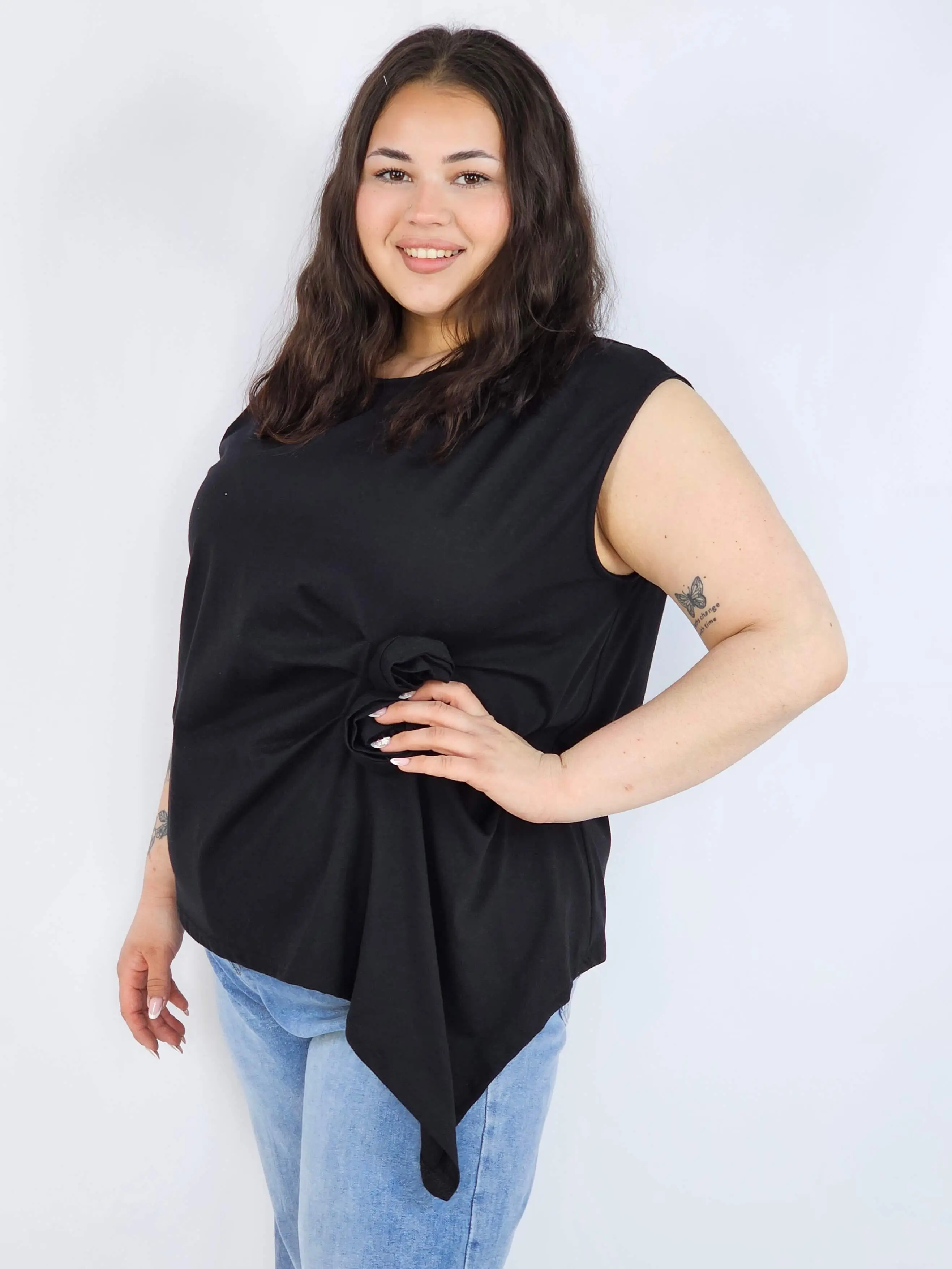 Bluzka plus size XXL elegancka – idealna pod marynarkę i na wyjątkowe okazje - Image 6