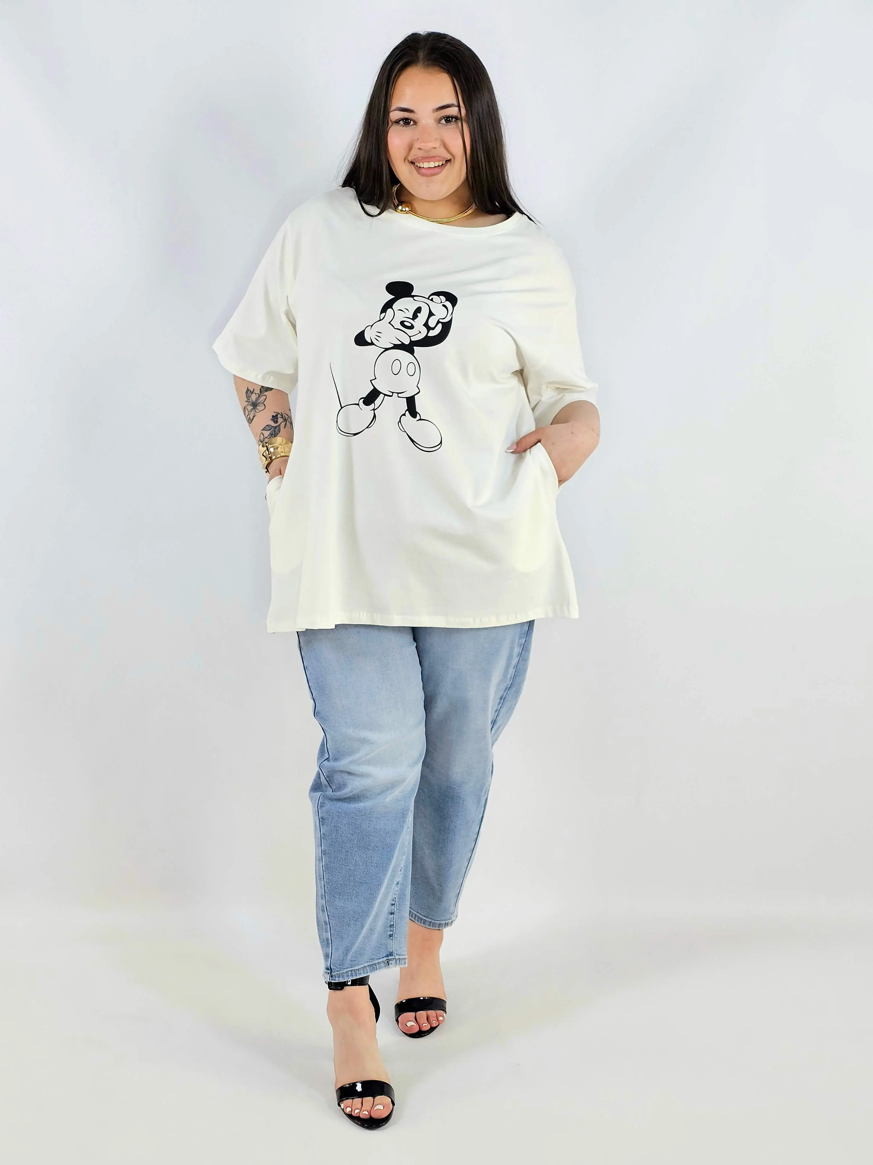 Bluzka plus size z nadrukiem Miki XXL – modny luz i wygoda - Image 10