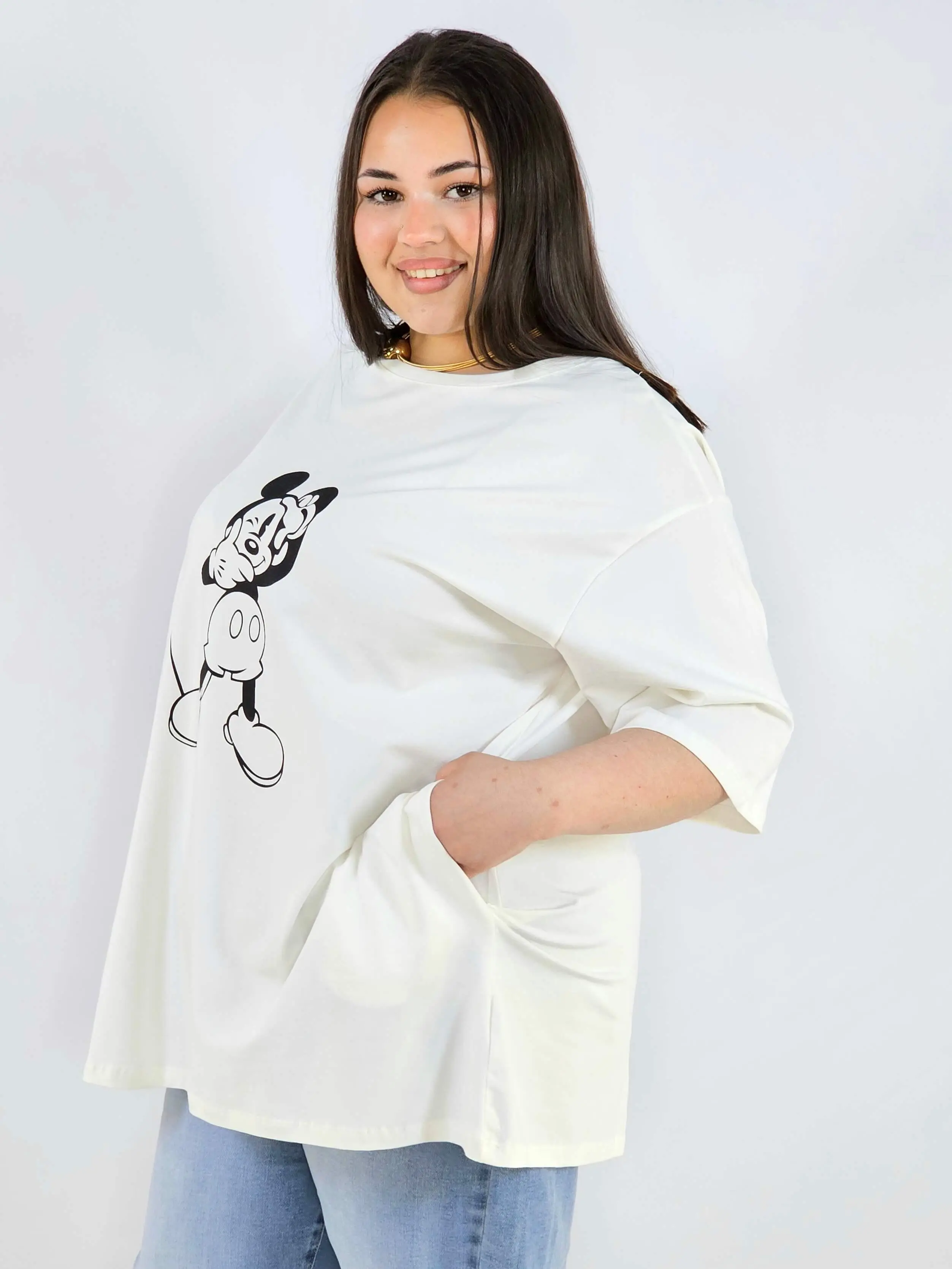 Bluzka plus size z nadrukiem Miki XXL – modny luz i wygoda - Image 11