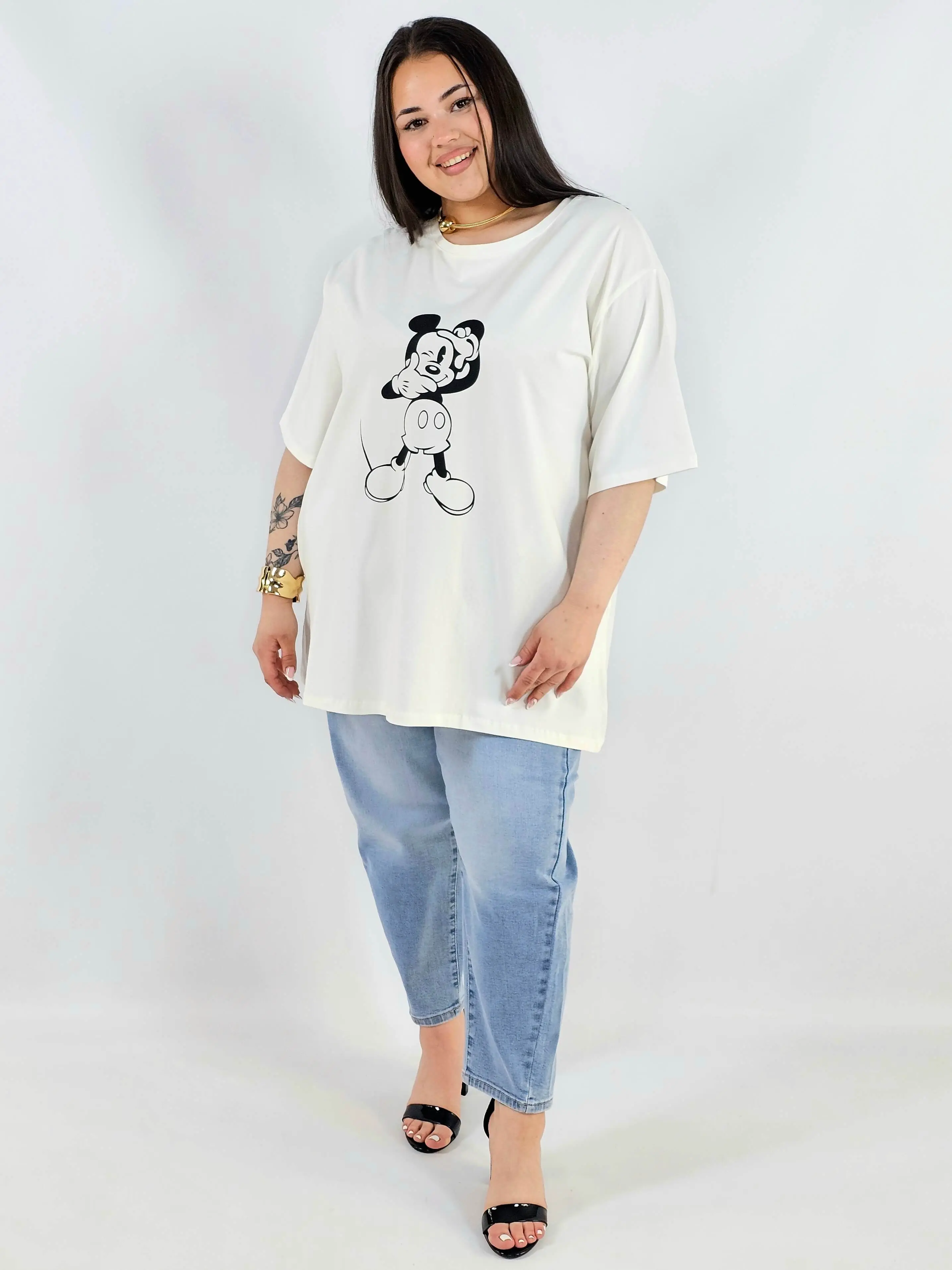 Bluzka plus size z nadrukiem Miki XXL – modny luz i wygoda - Image 5