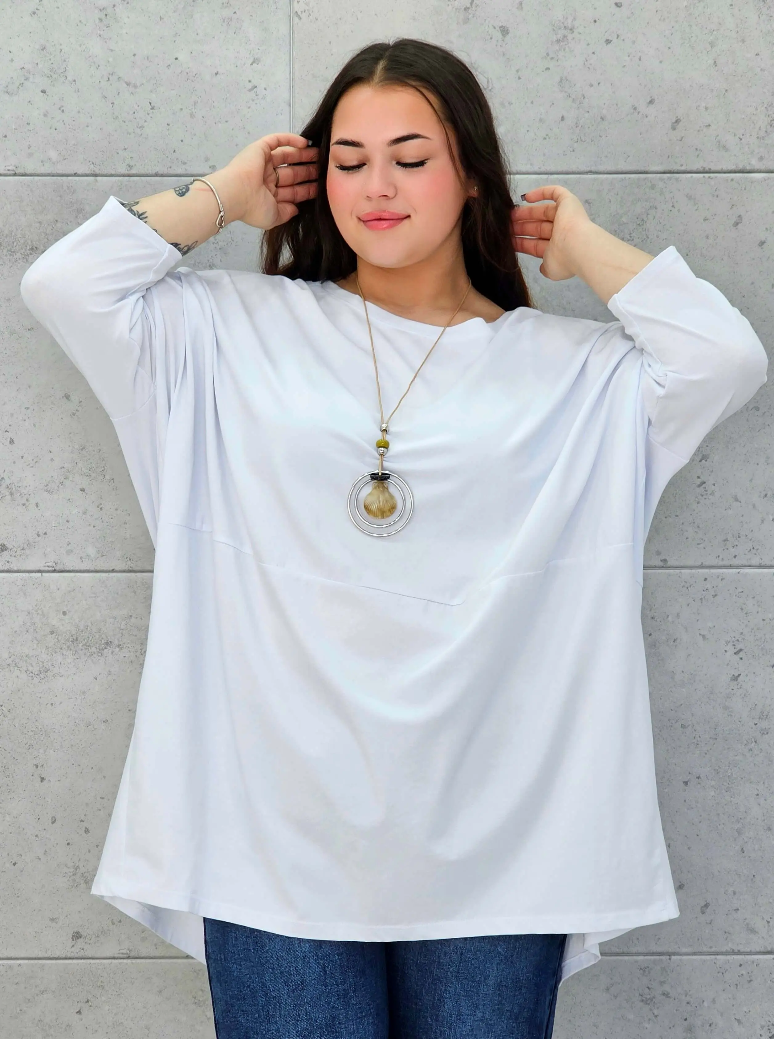 Bluzka plus size StylowaXL – lekka, oversize’owa i pełna koloru - Image 5