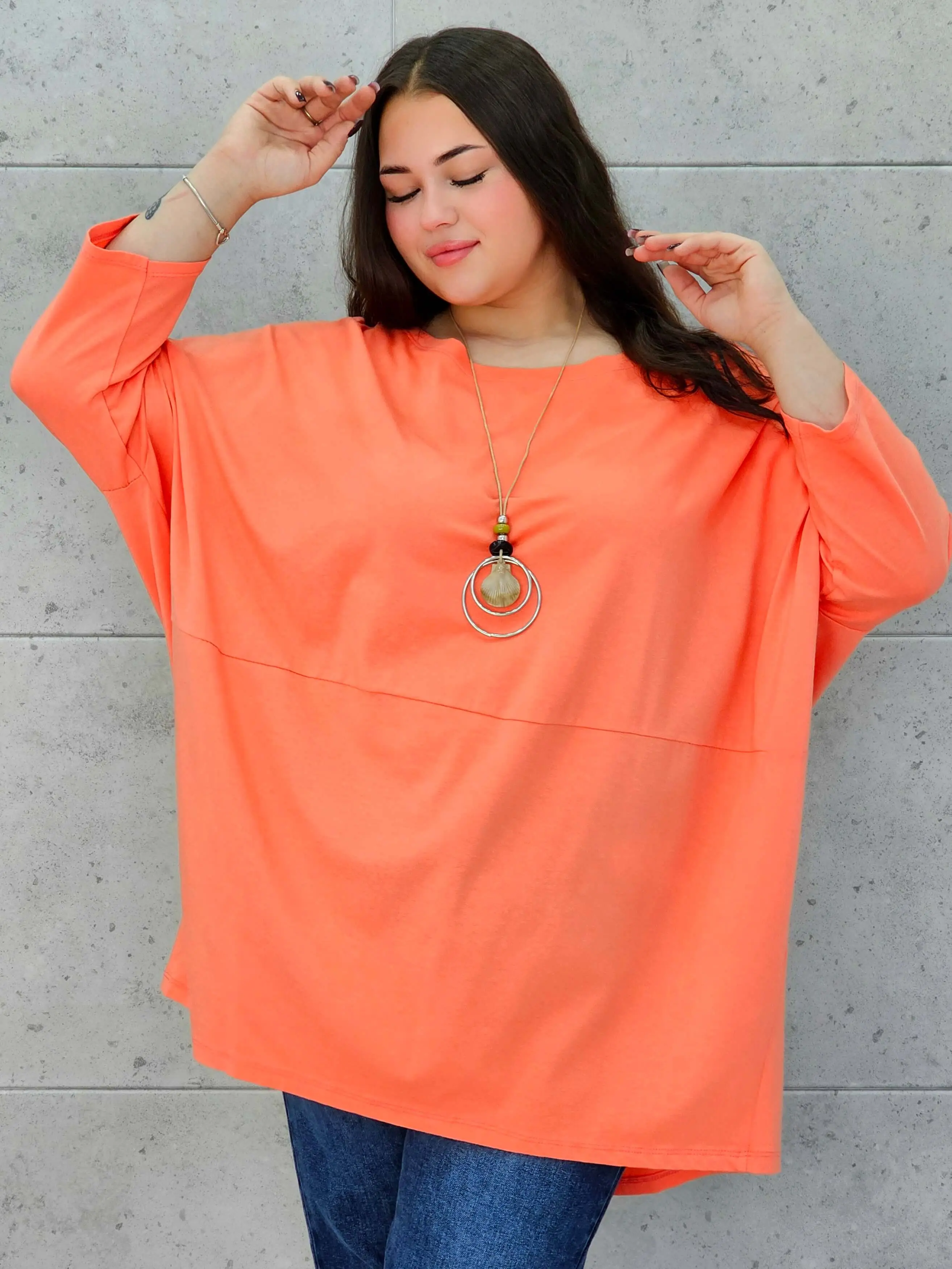 Bluzka plus size StylowaXL – lekka, oversize’owa i pełna koloru - Image 6