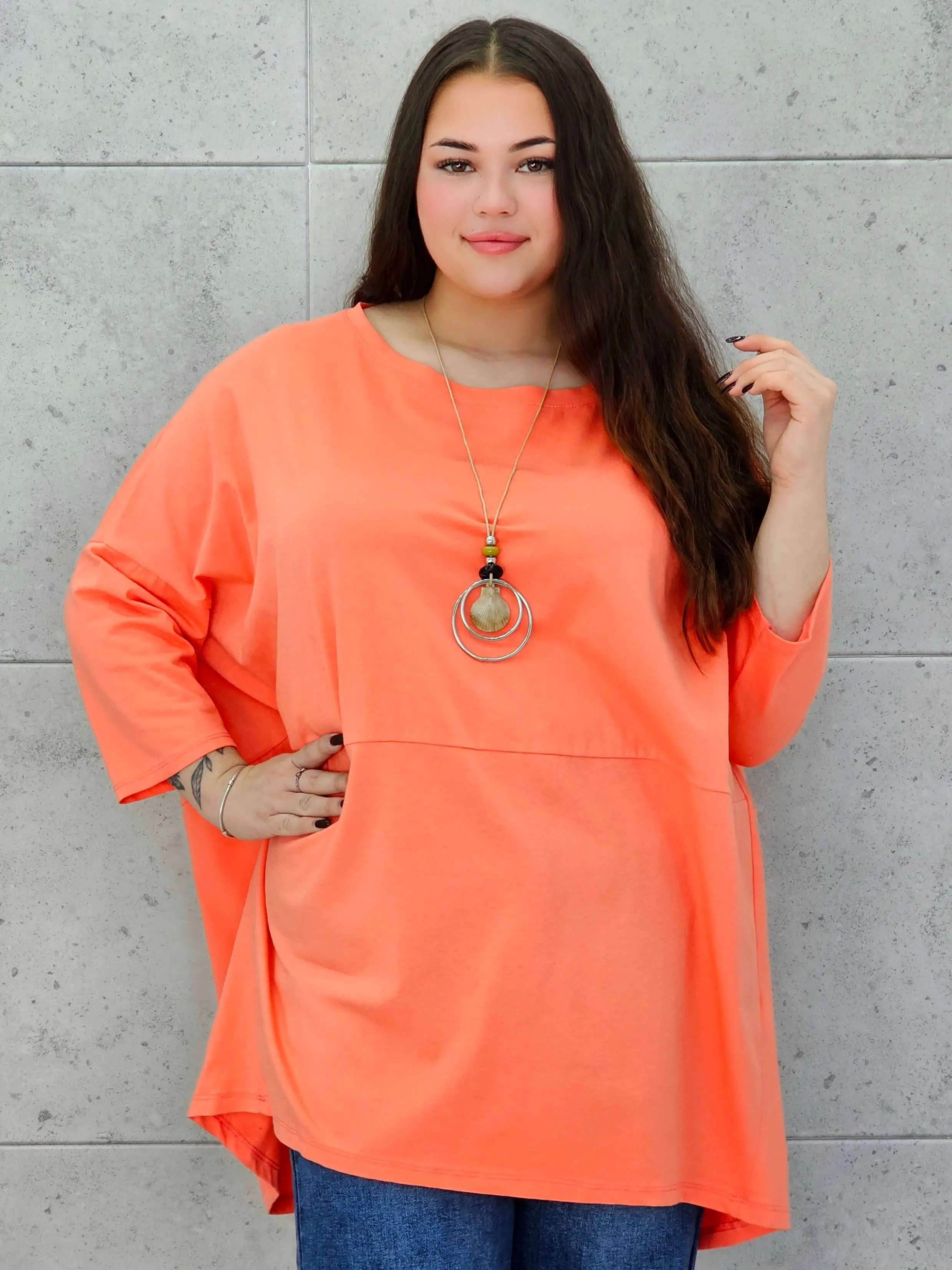 Bluzka plus size StylowaXL – lekka, oversize’owa i pełna koloru - Image 7