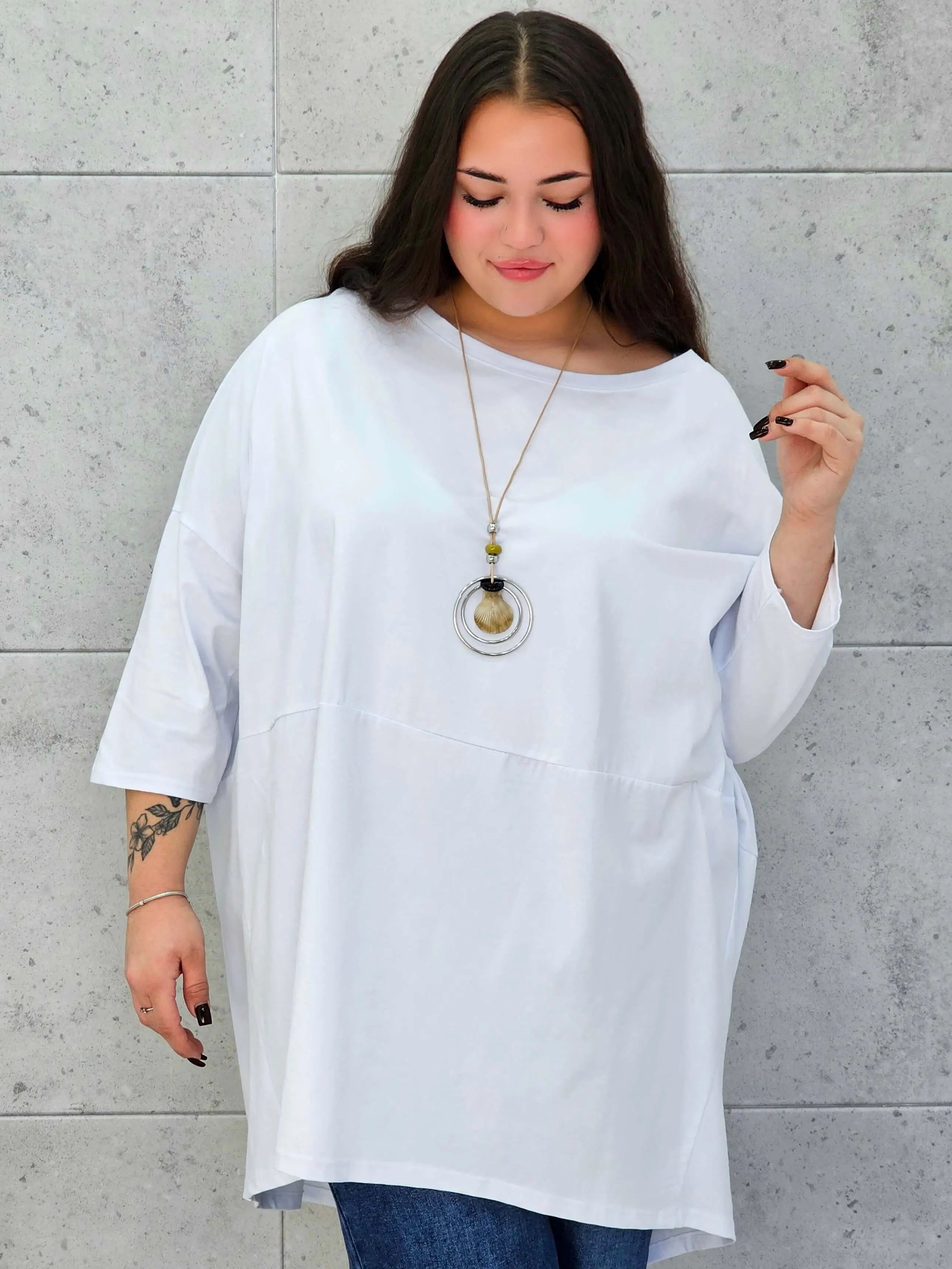 Bluzka plus size StylowaXL – lekka, oversize’owa i pełna koloru - Image 8