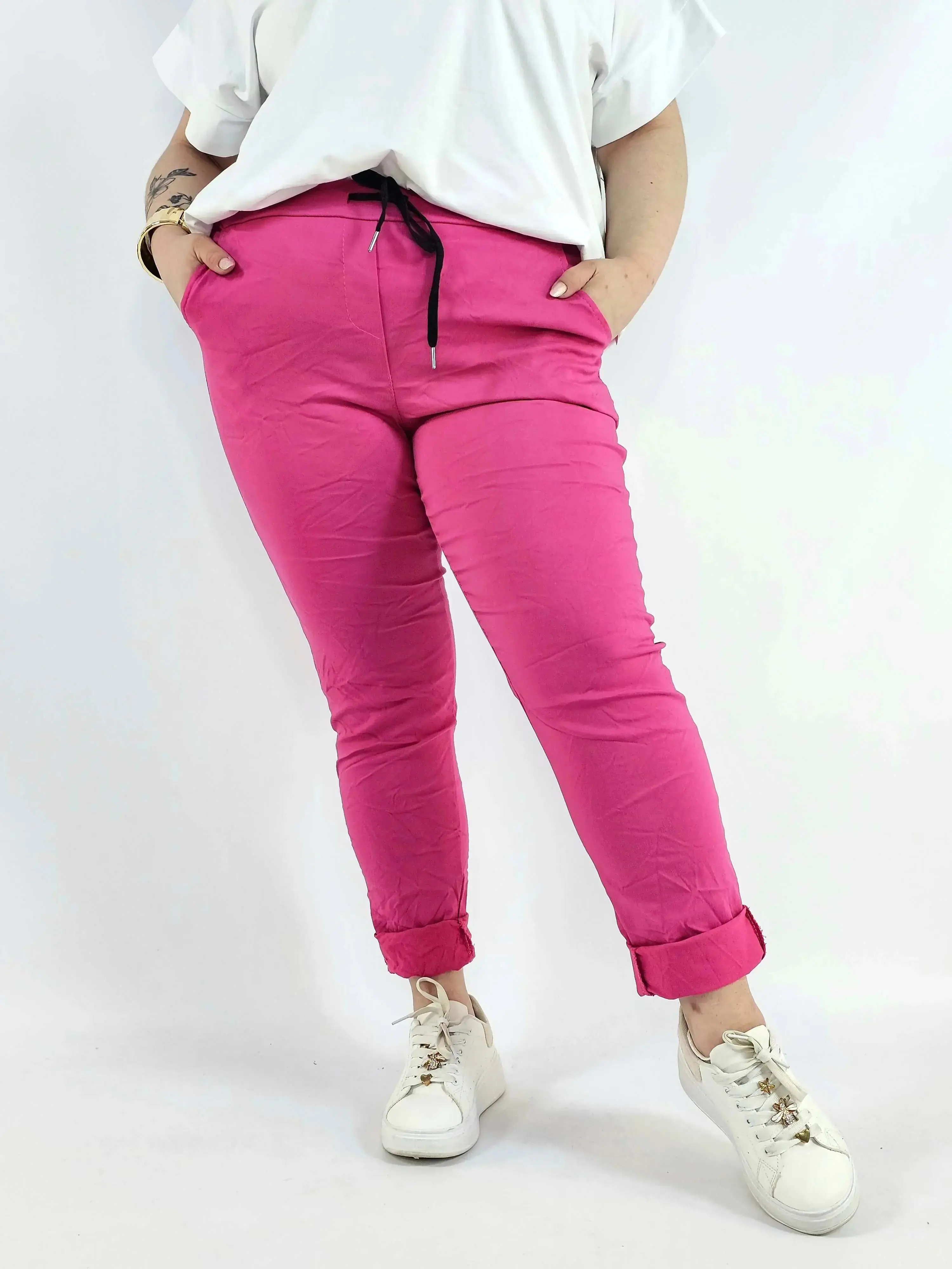 Spodnie Gnieciuchy Plus Size StylowaXL – Lekkość, Komfort i Styl w Jednym - Image 4