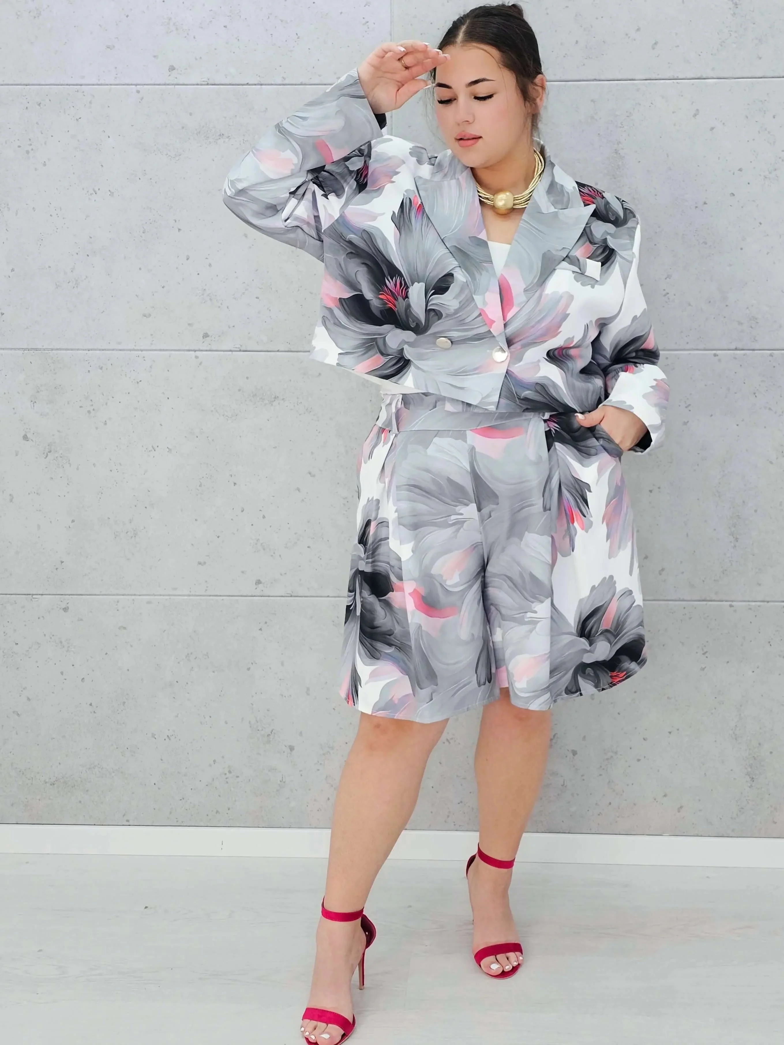 Komplet Plus Size StylowaXL – Elegancja i Świeżość w Letnim Stylu - Image 13