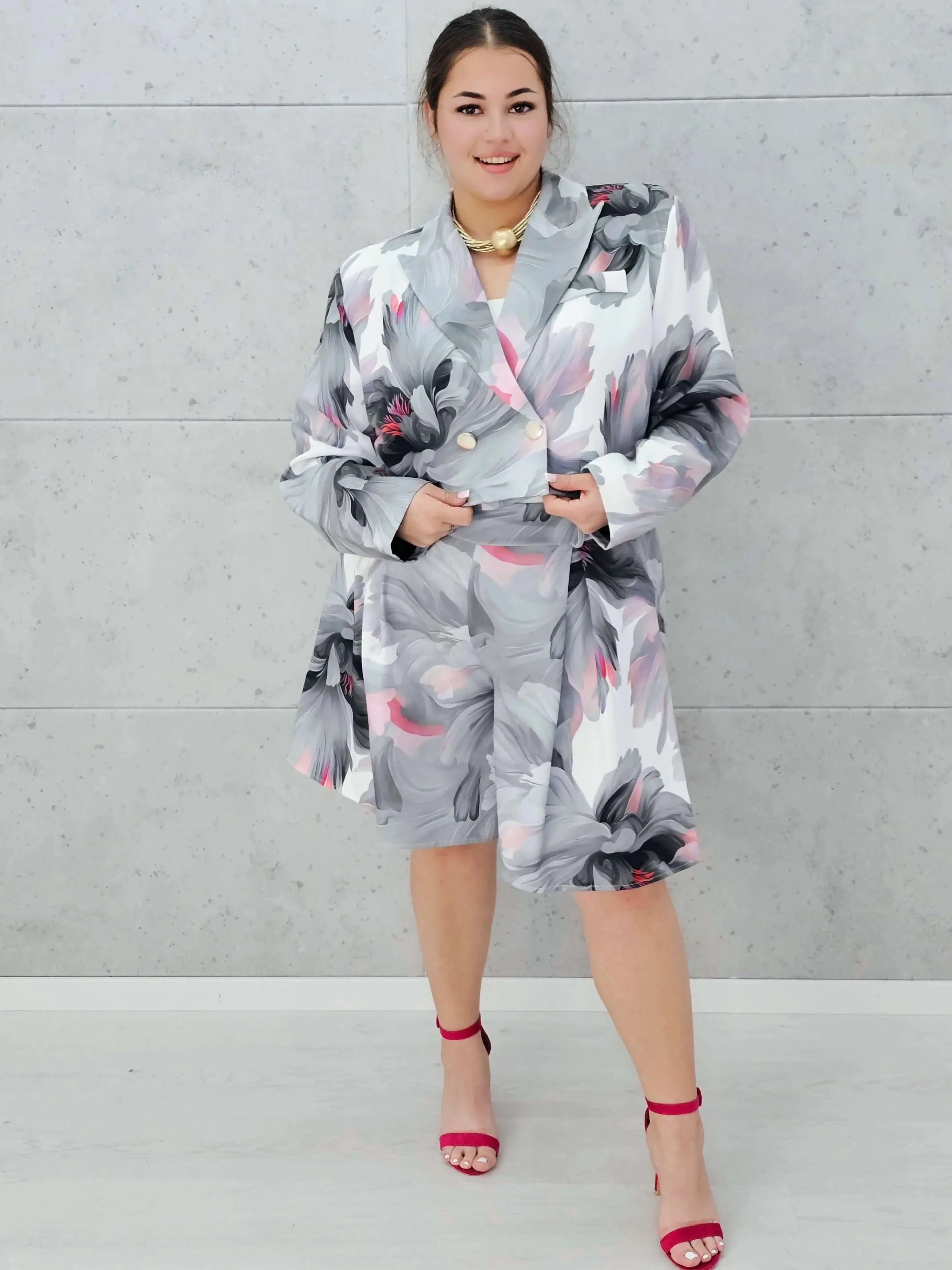 Komplet Plus Size StylowaXL – Elegancja i Świeżość w Letnim Stylu - Image 16