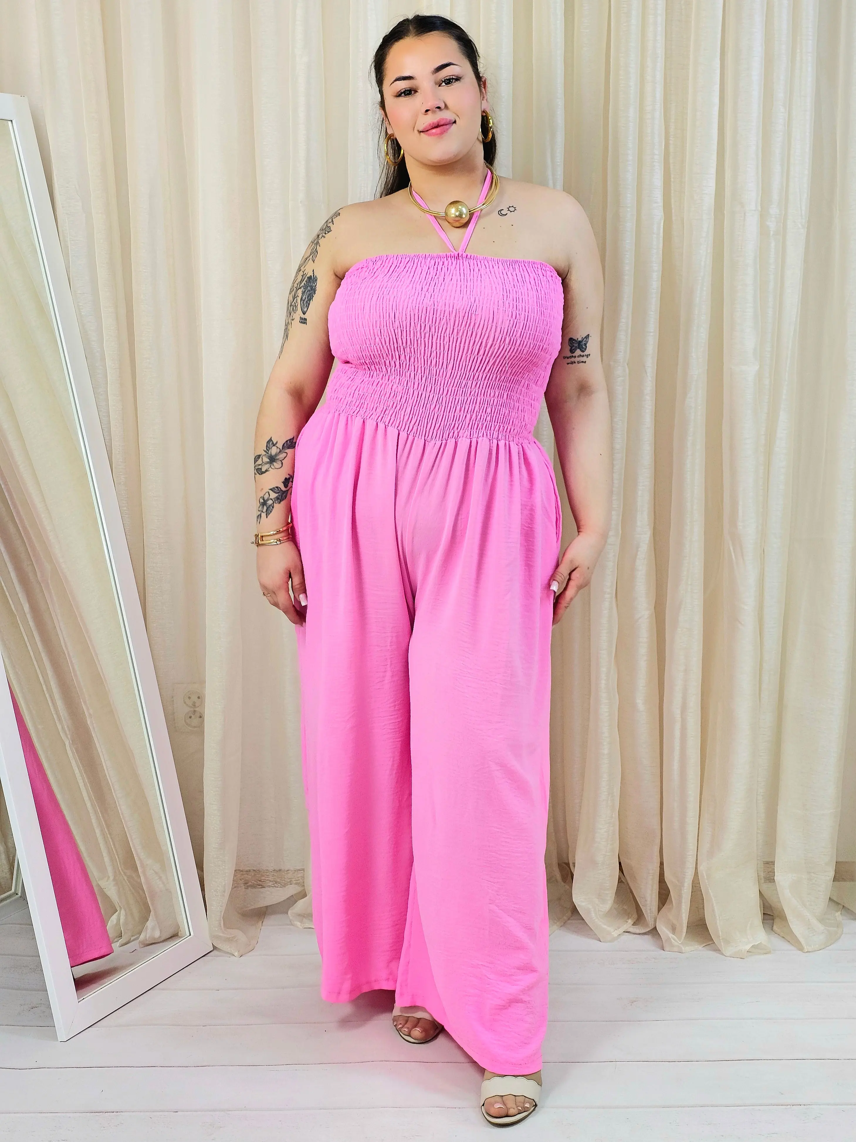 Kombinezon plus size z marszczeniem – wyrazista moda plus size - Image 12