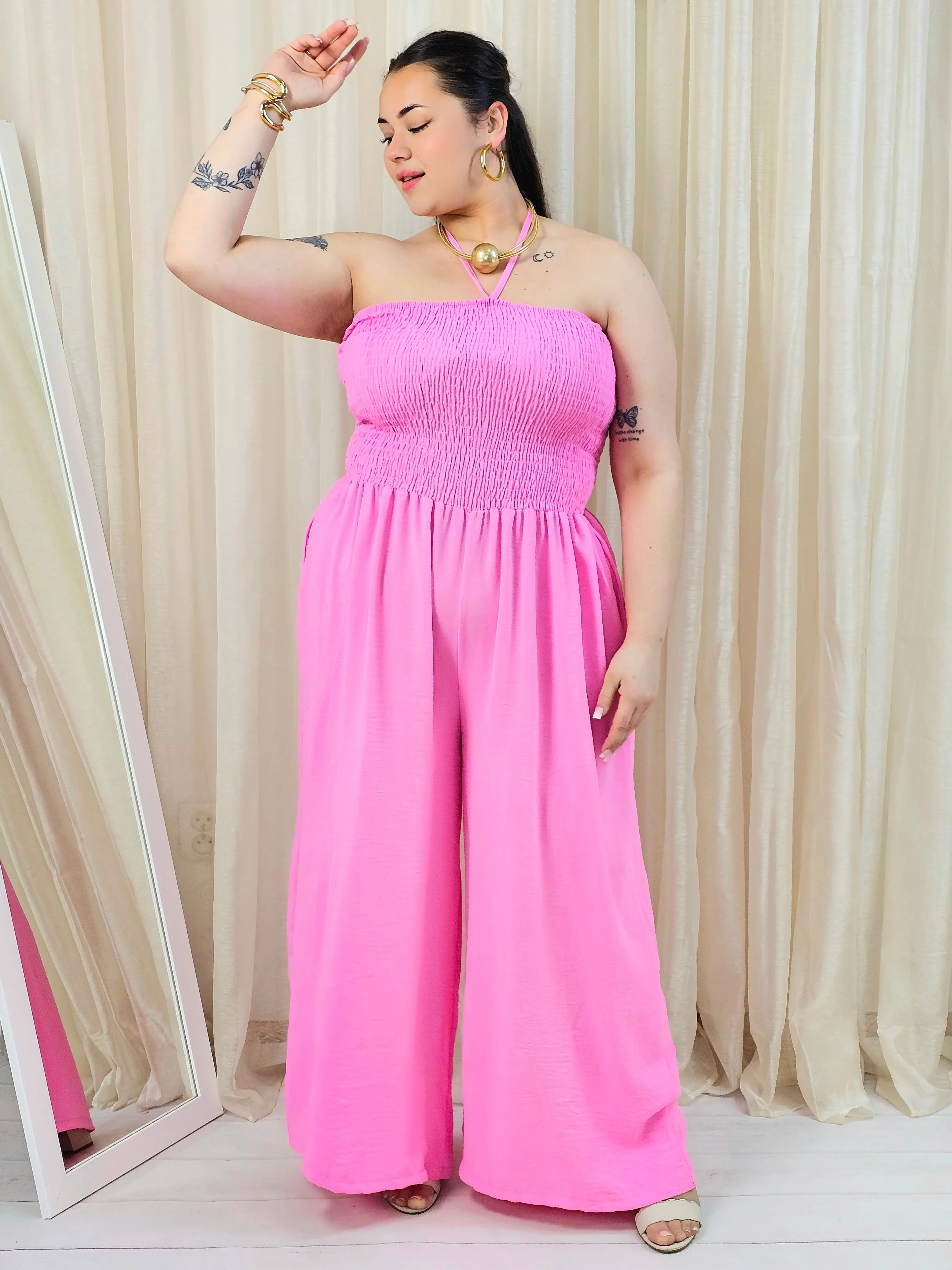 Kombinezon plus size z marszczeniem – wyrazista moda plus size - Image 15