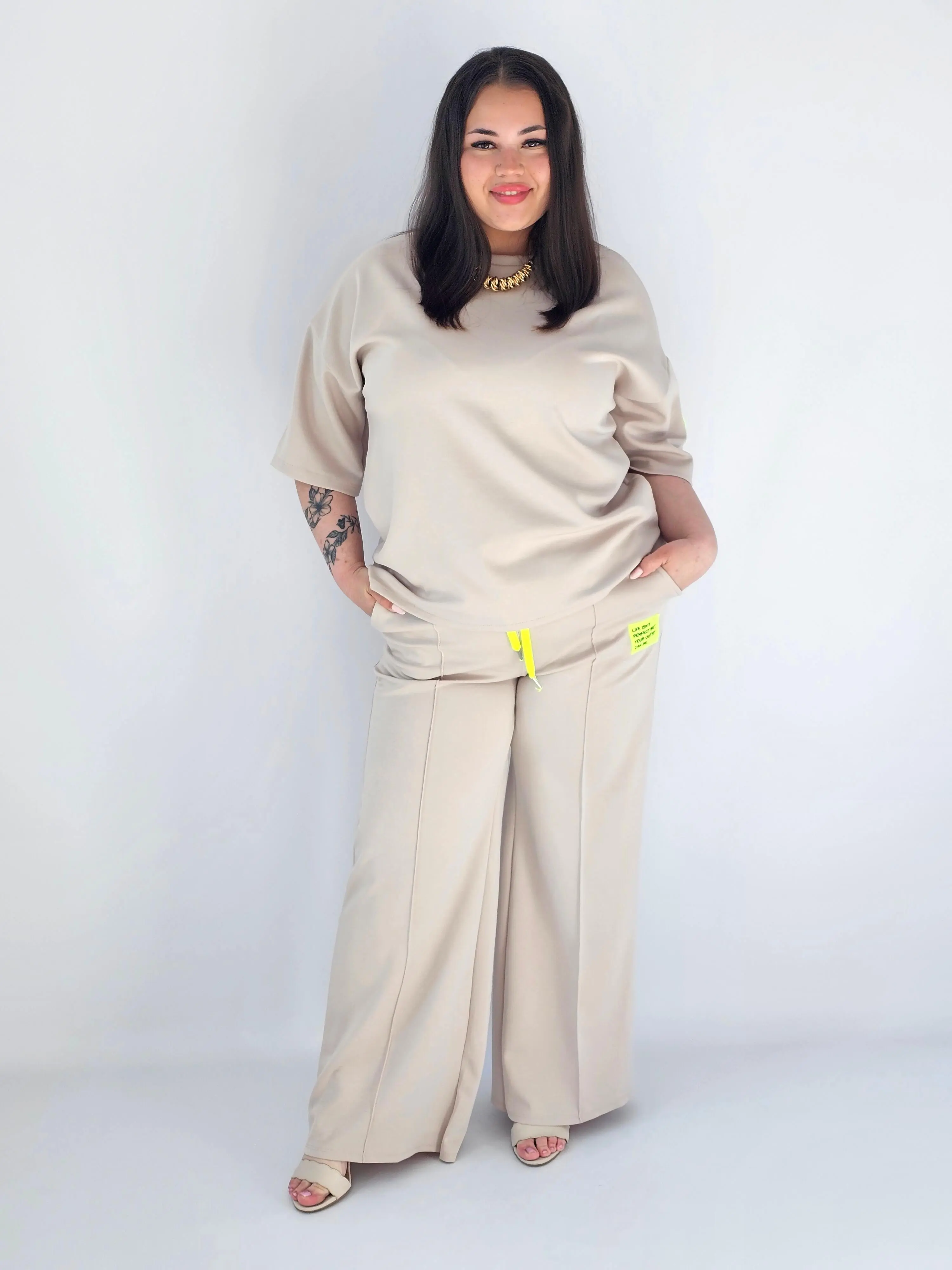 Komplet Dresowy Plus Size StylowaXL – Wygodny Look w Nowoczesnym Stylu - Image 2