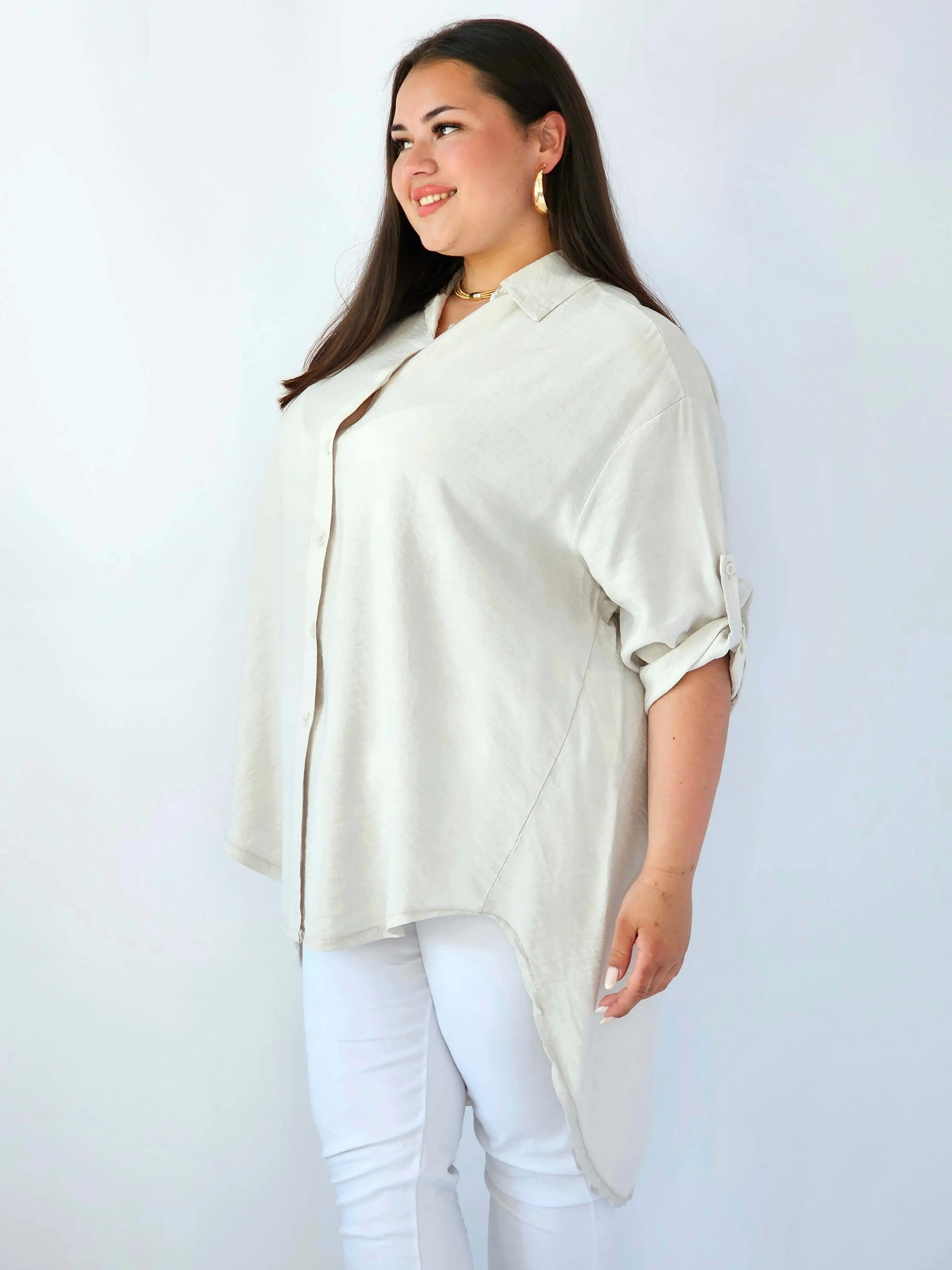 Koszula plus size oversize z wydłużonym tyłem – styl i komfort XXL - Image 15