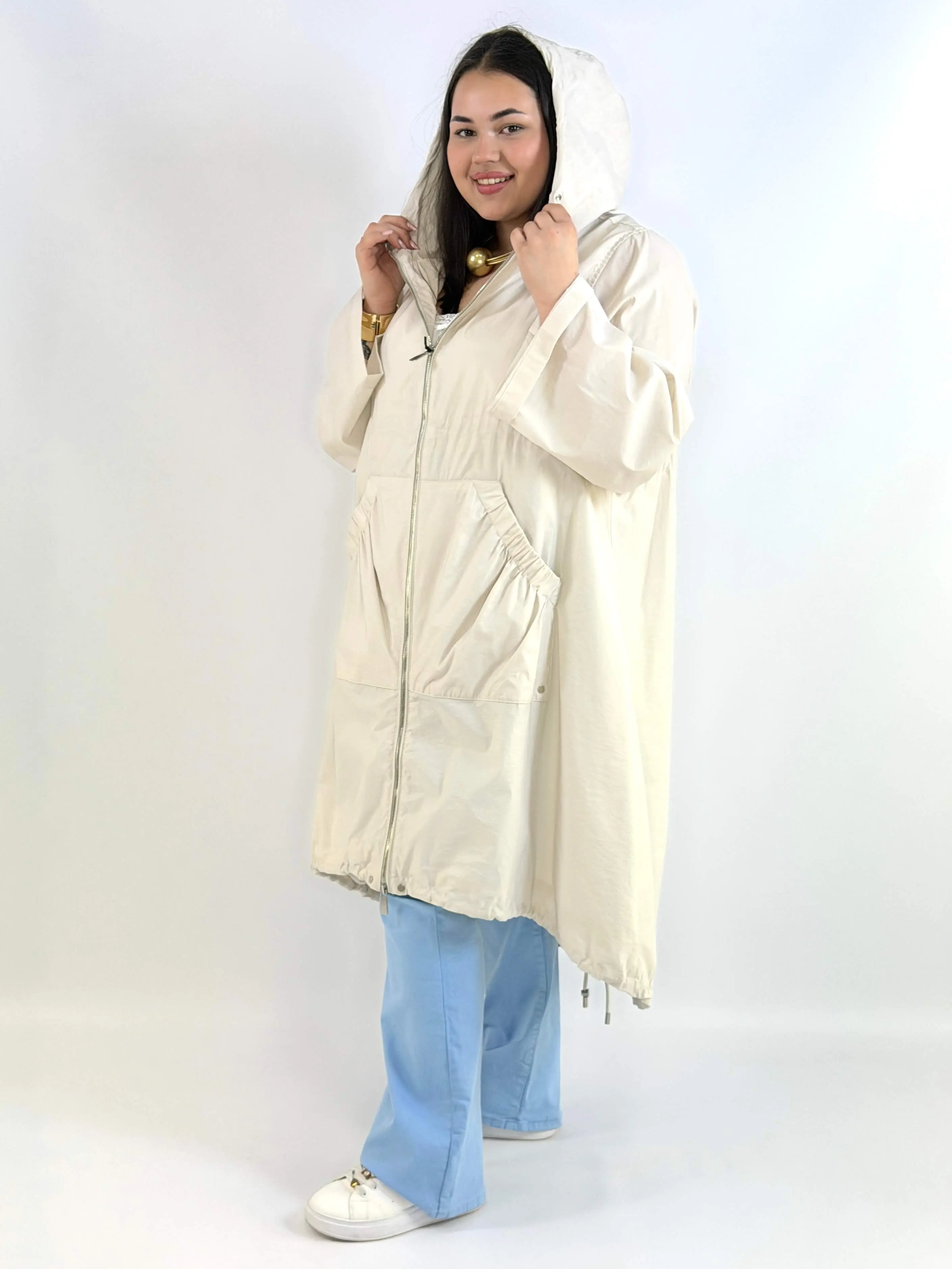 Parka z kieszeniami Plus Size z Kieszeniami StylowaXL – Styl i Wygoda dla Kobiet XXL - Image 4