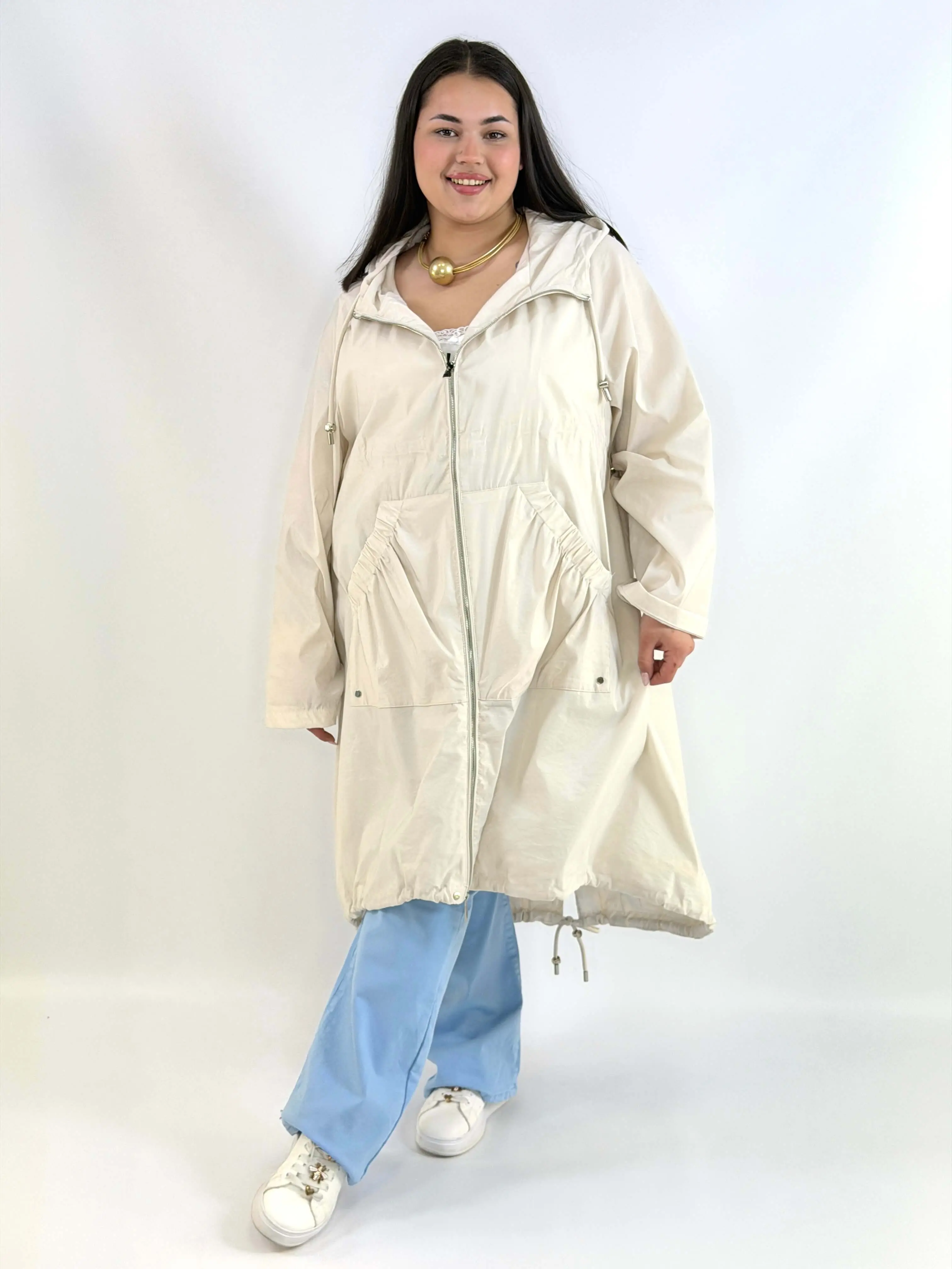 Parka z kieszeniami Plus Size z Kieszeniami StylowaXL – Styl i Wygoda dla Kobiet XXL - Image 6