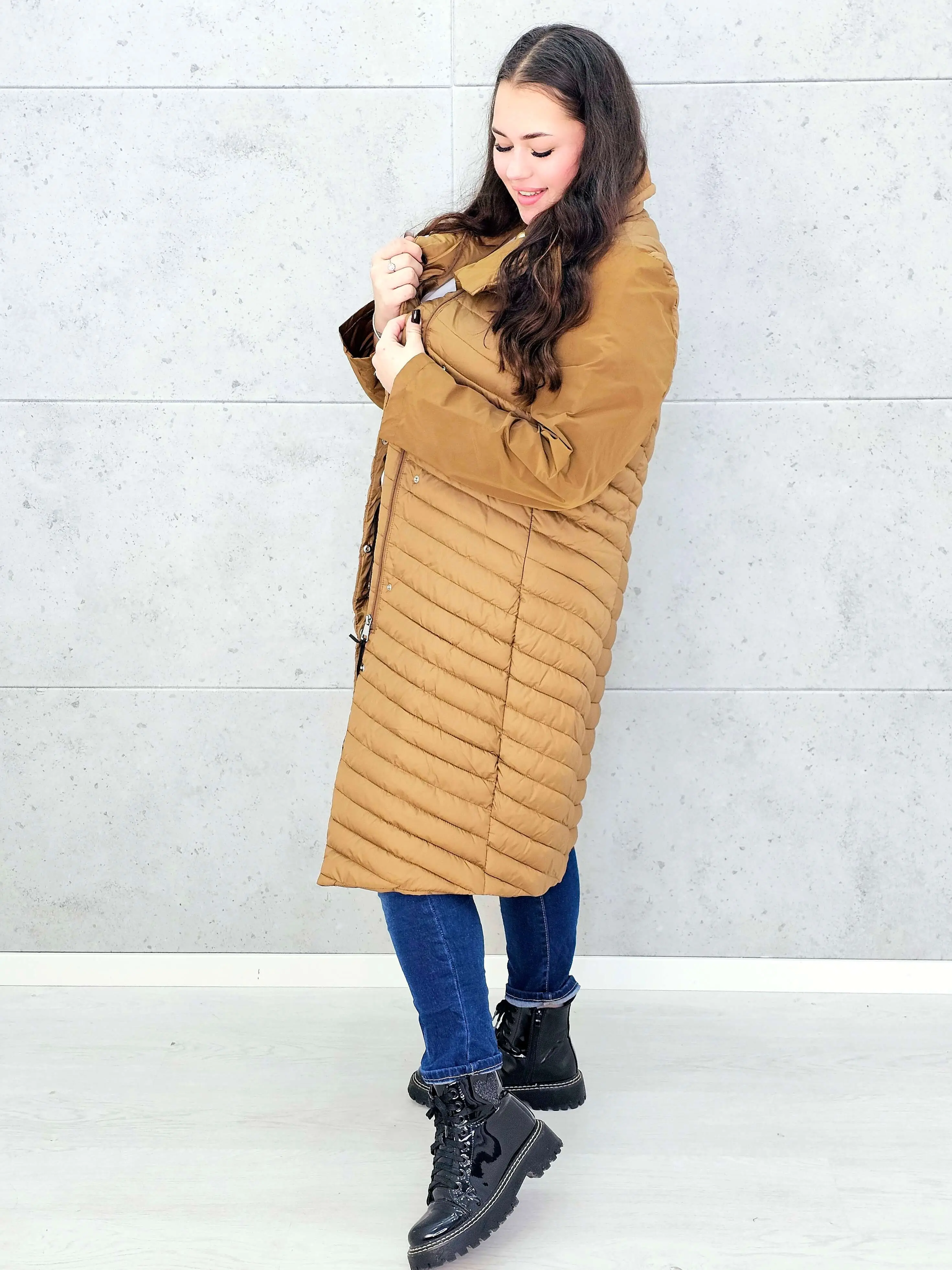 Pikowana kurtka damska – lekka, ciepła i elegancka propozycja plus size - Image 3