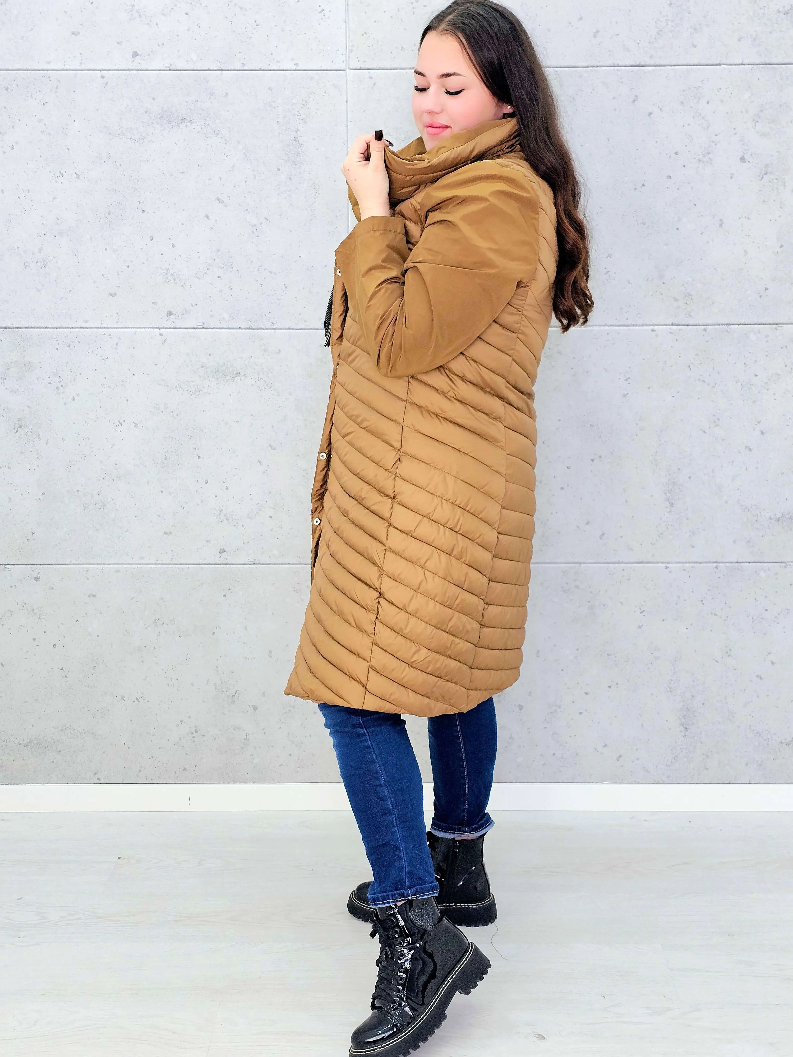 Pikowana kurtka damska – lekka, ciepła i elegancka propozycja plus size - Image 7