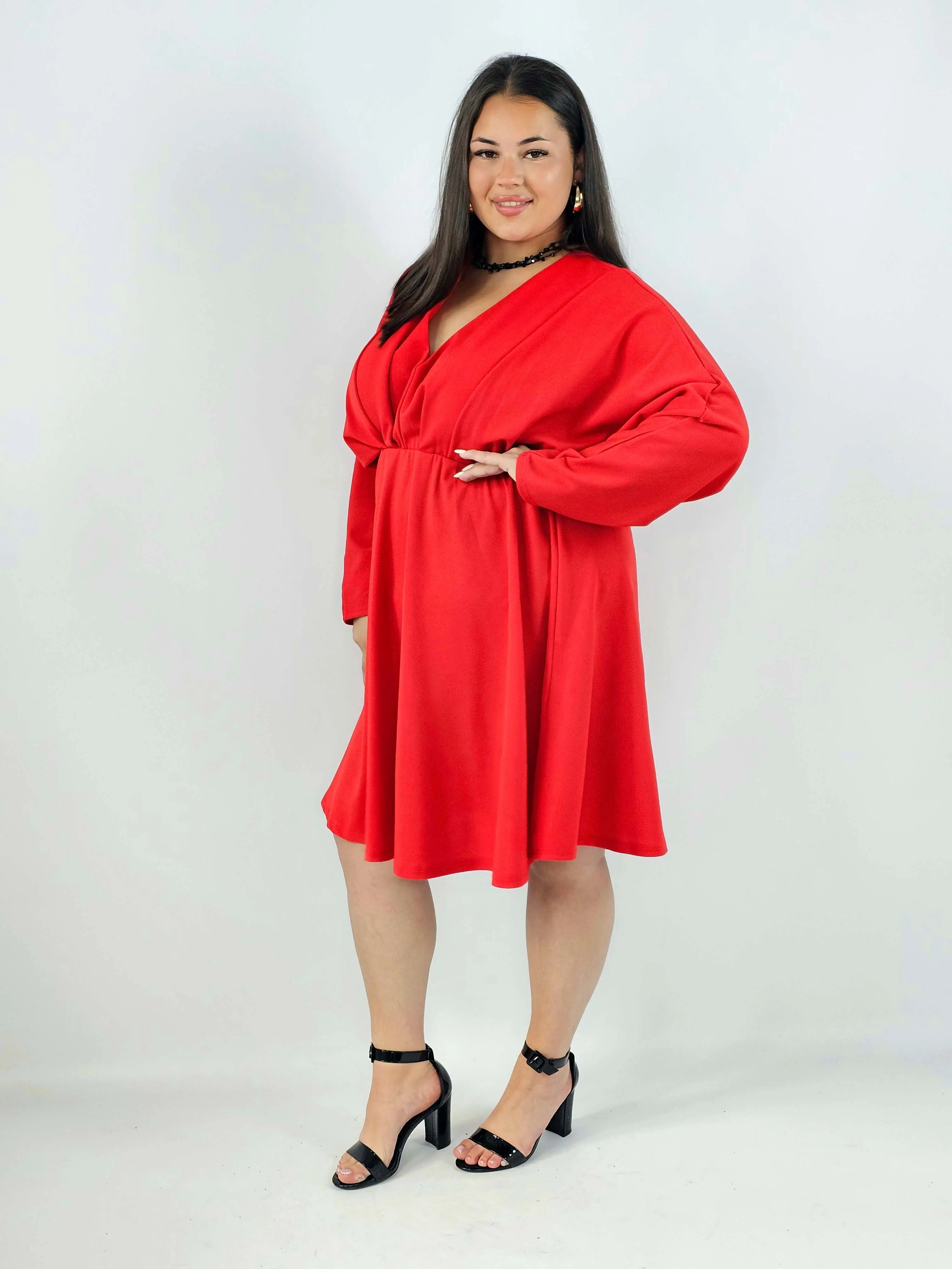 Sukienka plus size z dekoltem w serek - Image 7