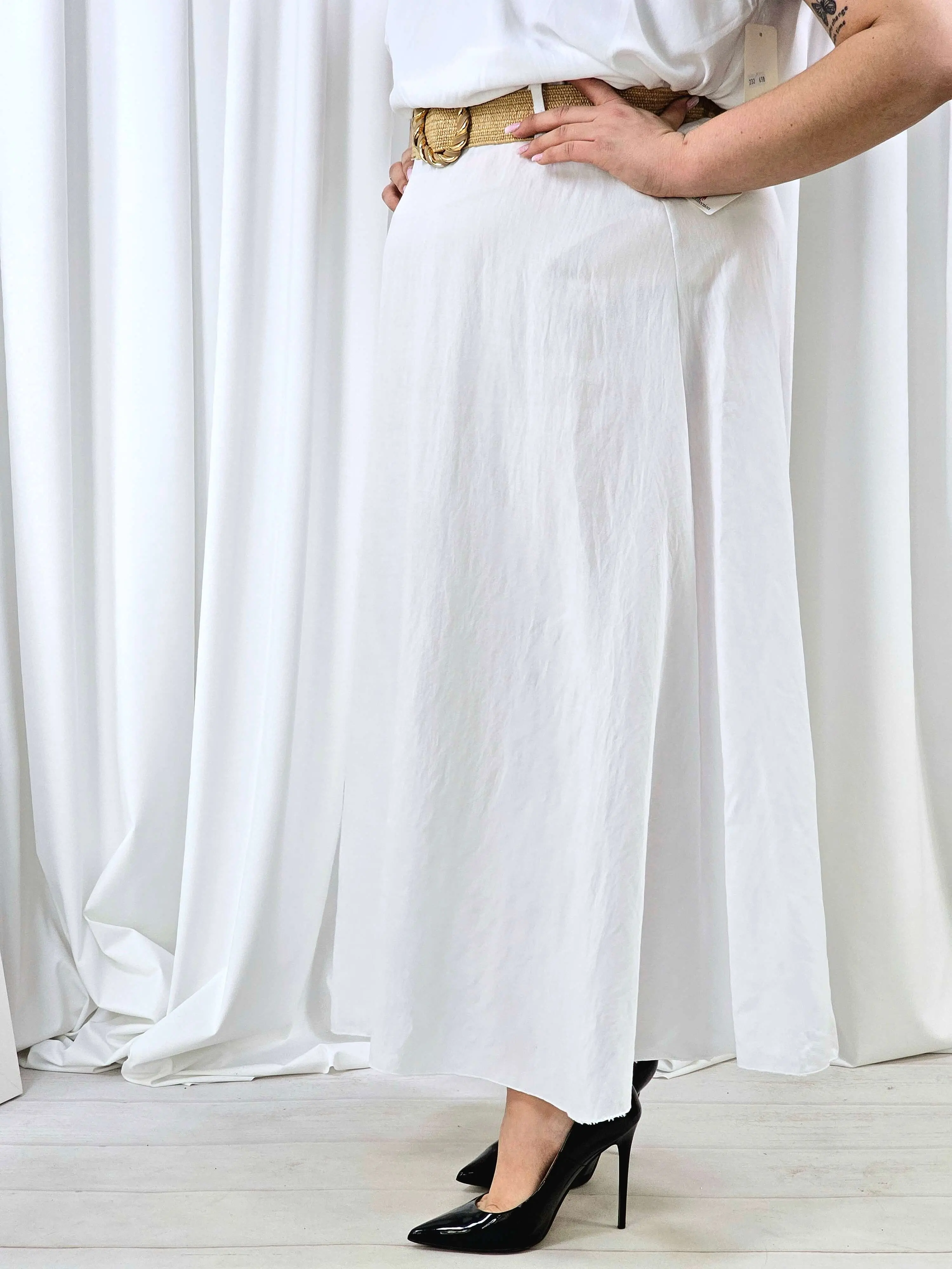 Spódnica plus size – długa spódnica maxi o lekkim, swobodnym kroju - Image 22