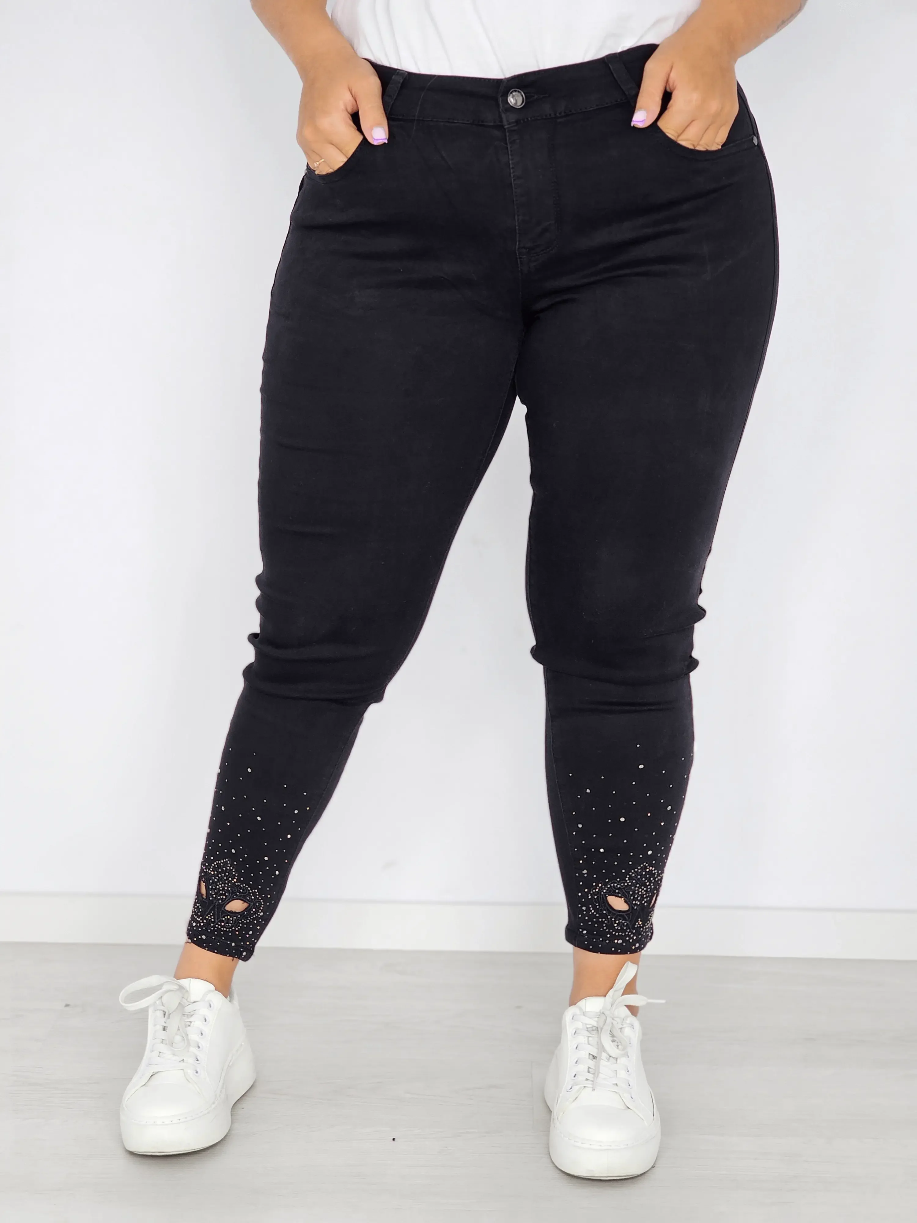 Spodnie Plus Size StylowaXL – Wysoki Stan i Wygoda dla Kobiet XXL