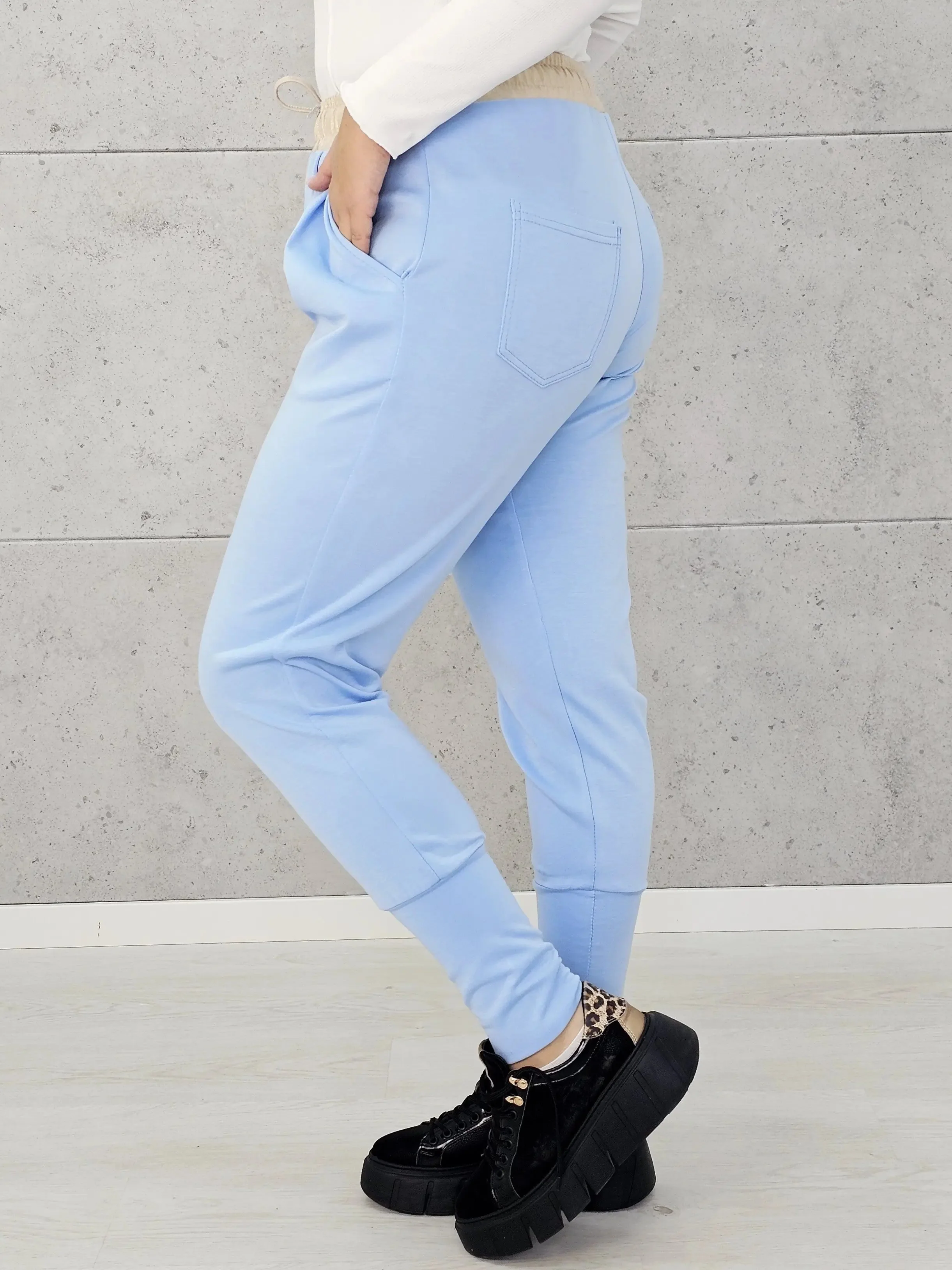 Spodnie plus size z elastycznym pasem – wygodne spodnie damskie XXL - Image 14
