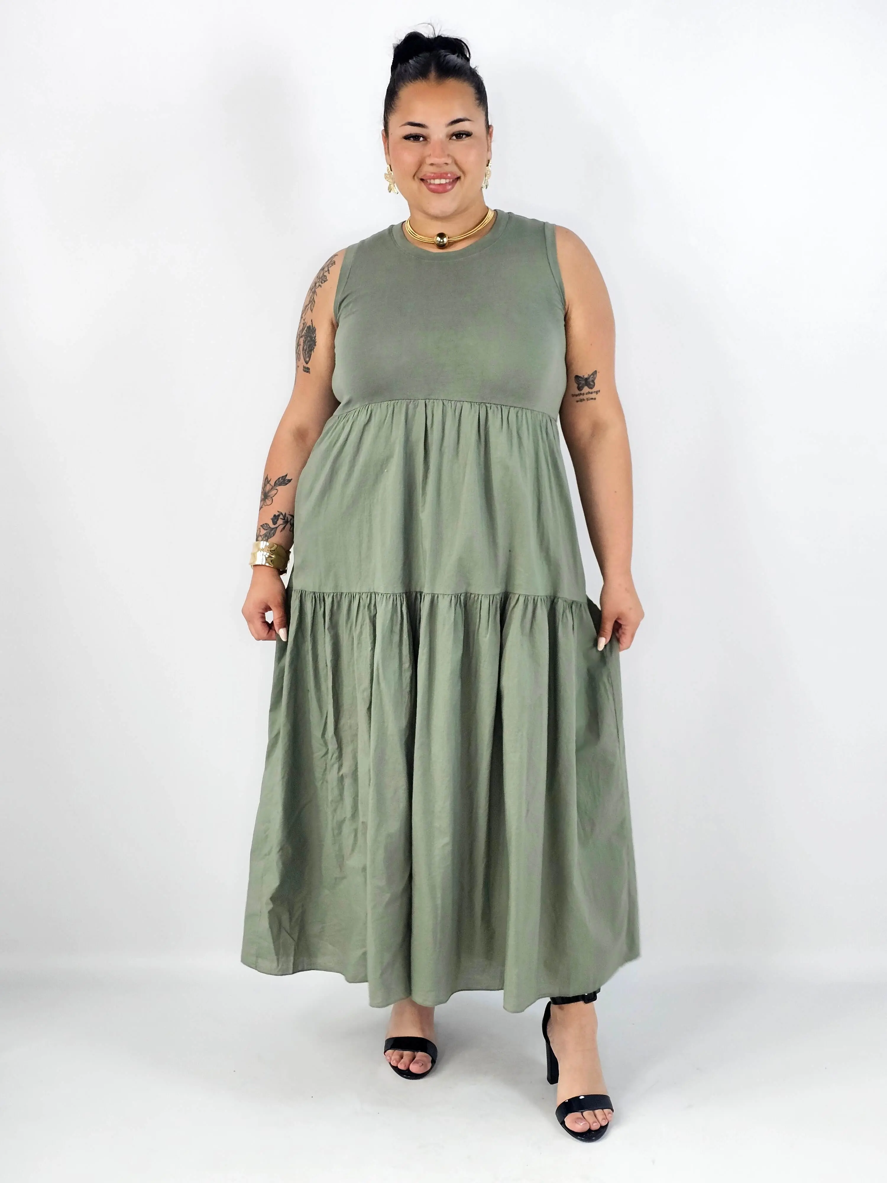 Sukienka maxi plus size – bawełniana lekkość na każdą okazję - Image 14