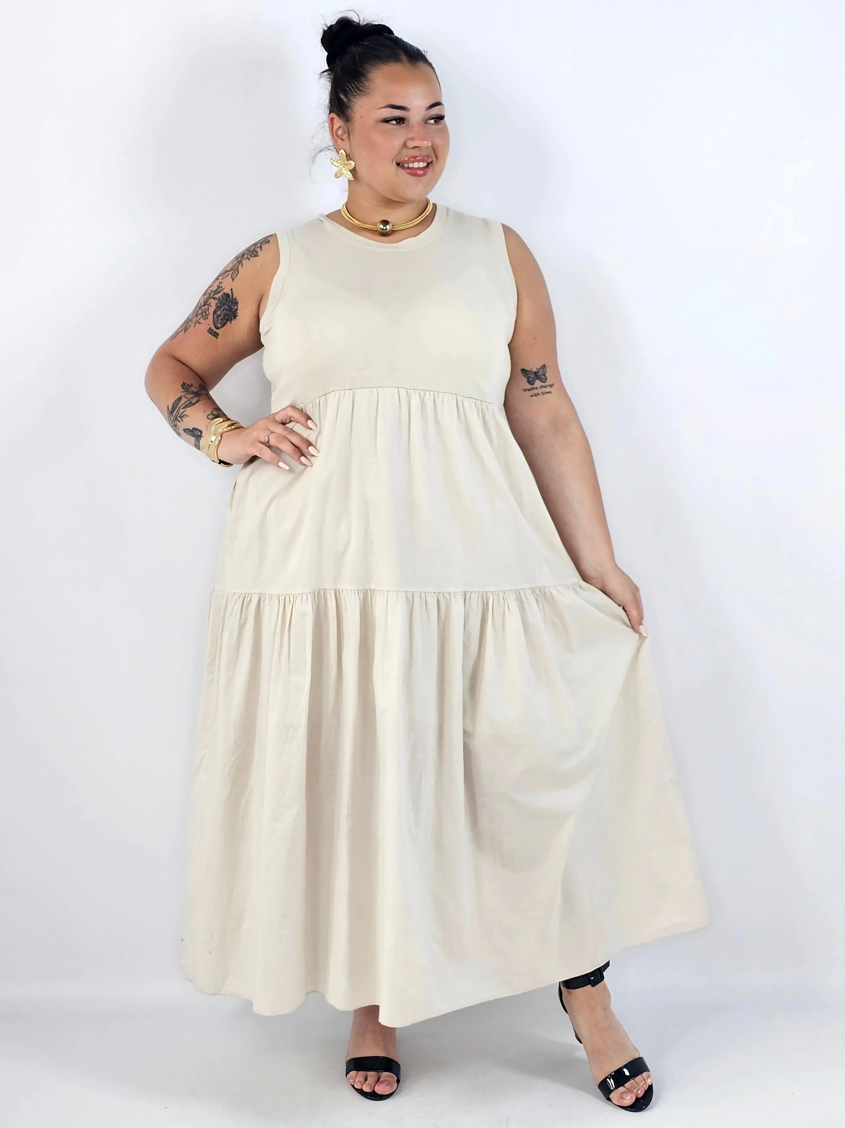 Sukienka maxi plus size – bawełniana lekkość na każdą okazję - Image 15