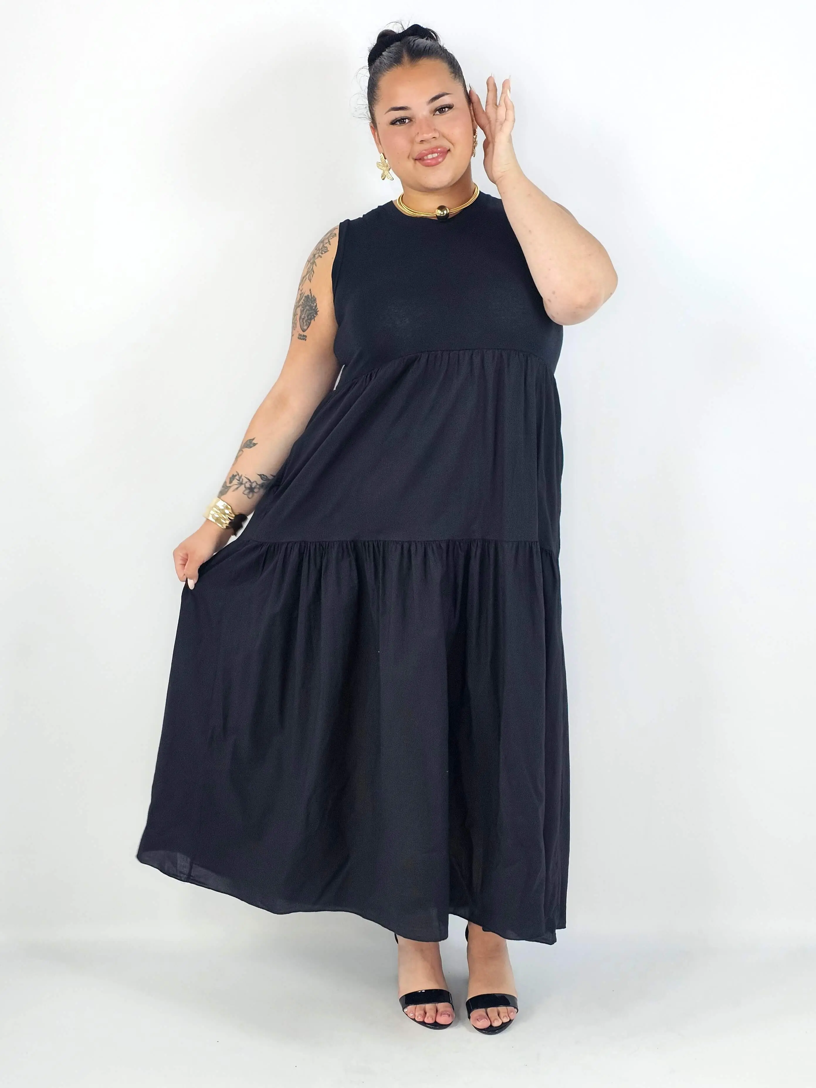 Sukienka maxi plus size – bawełniana lekkość na każdą okazję - Image 3