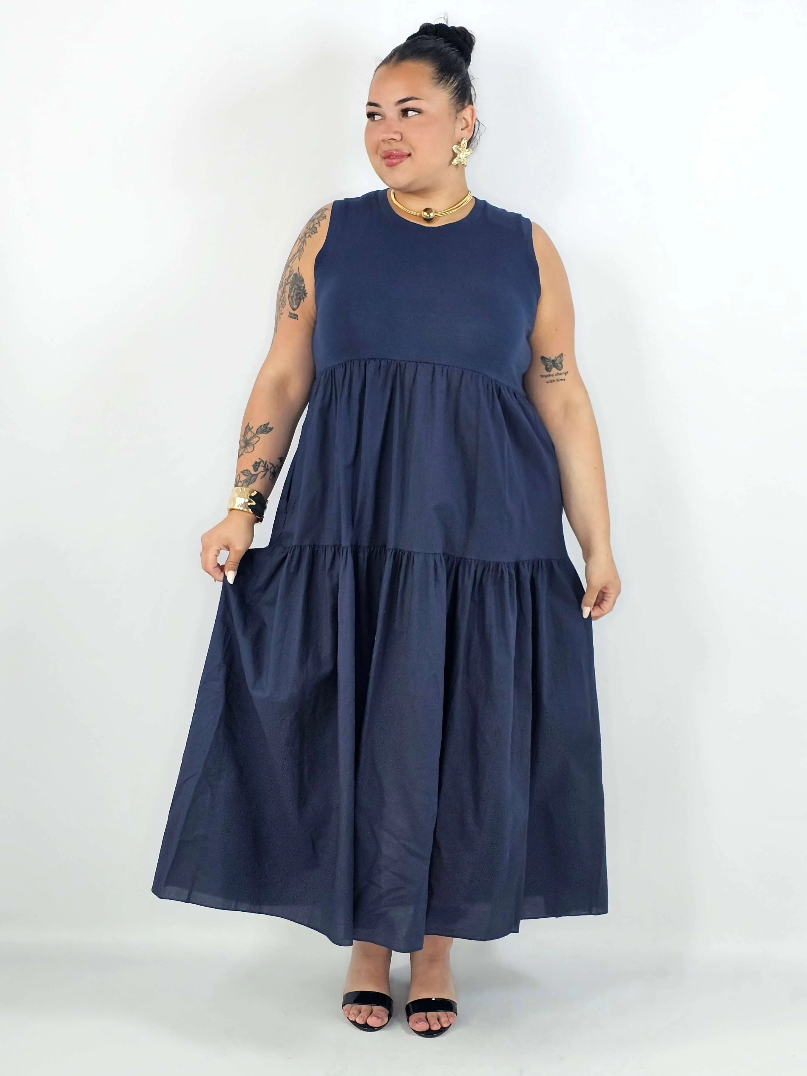 Sukienka maxi plus size – bawełniana lekkość na każdą okazję - Image 4