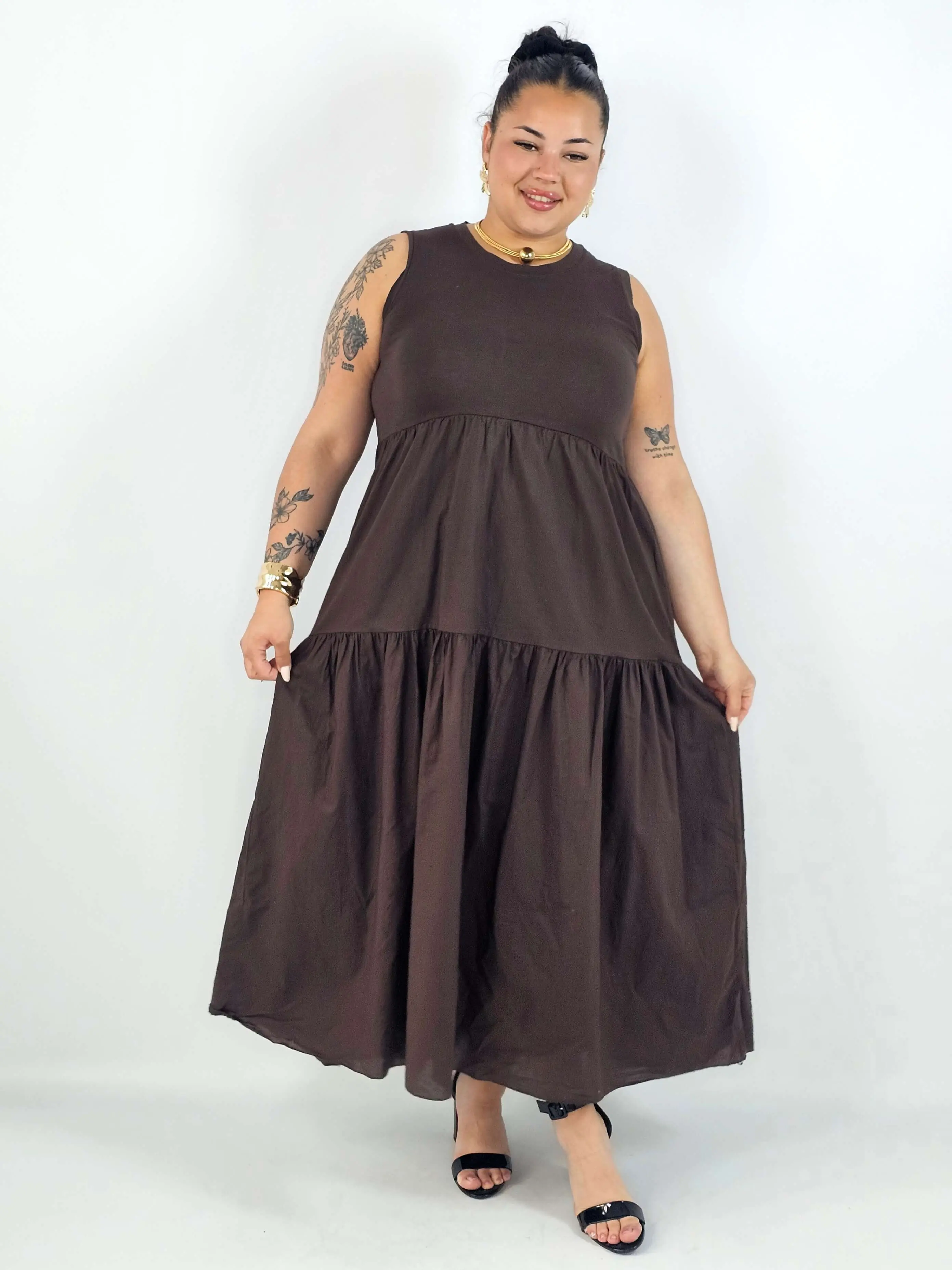 Sukienka maxi plus size – bawełniana lekkość na każdą okazję - Image 6