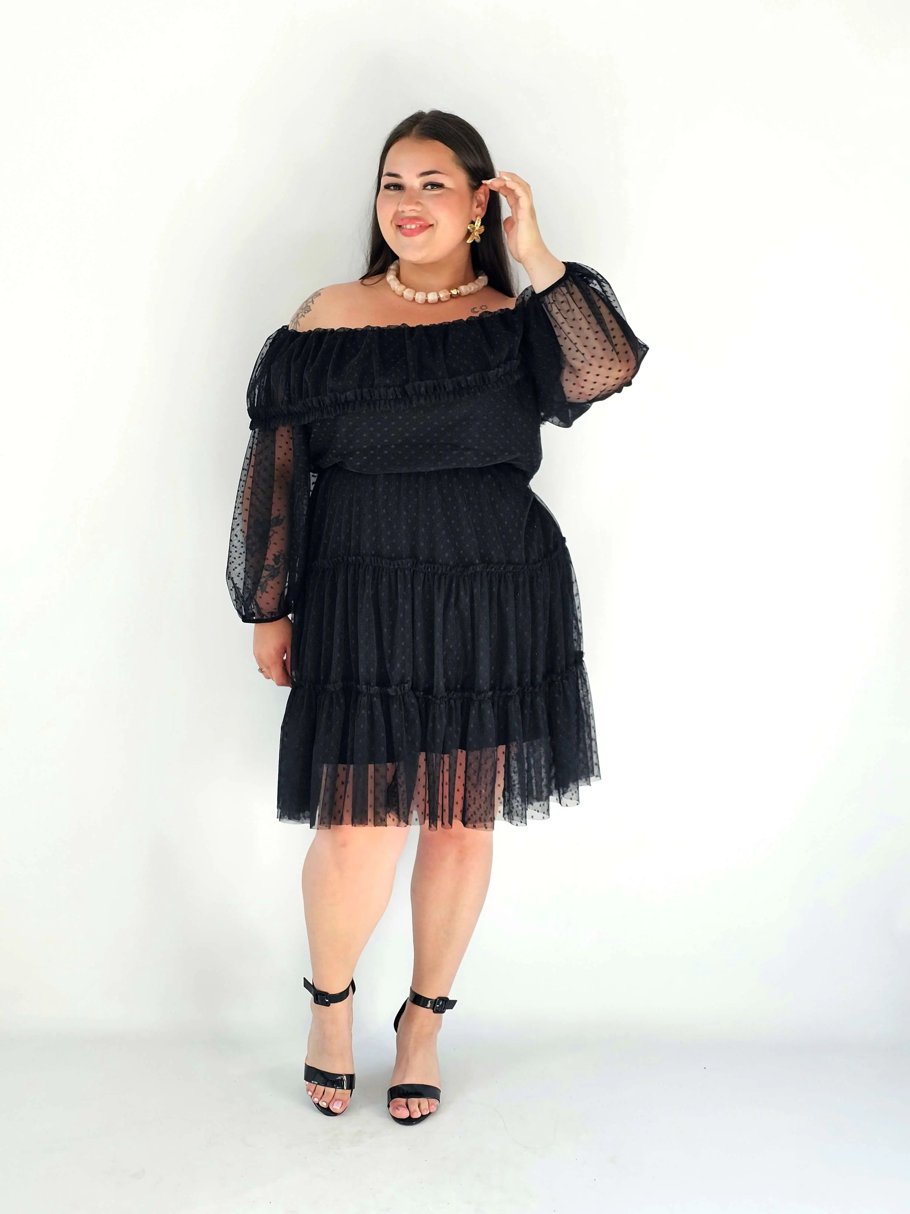 Sukienka Plus Size Hiszpanka – Kobiecy I Elegancki Model Na Wyjątkowe Okazje - Image 2