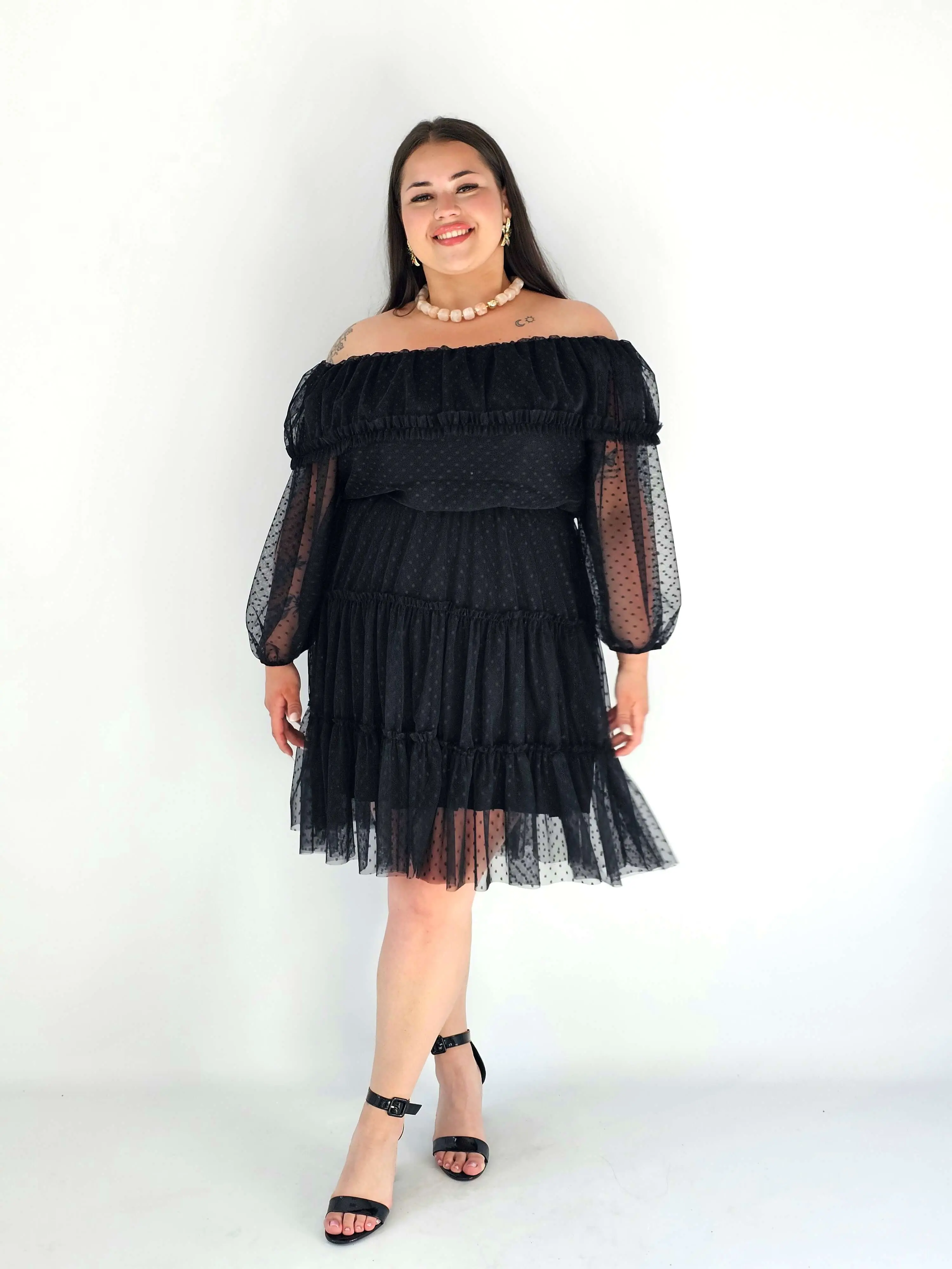 Sukienka Plus Size Hiszpanka – Kobiecy I Elegancki Model Na Wyjątkowe Okazje - Image 3