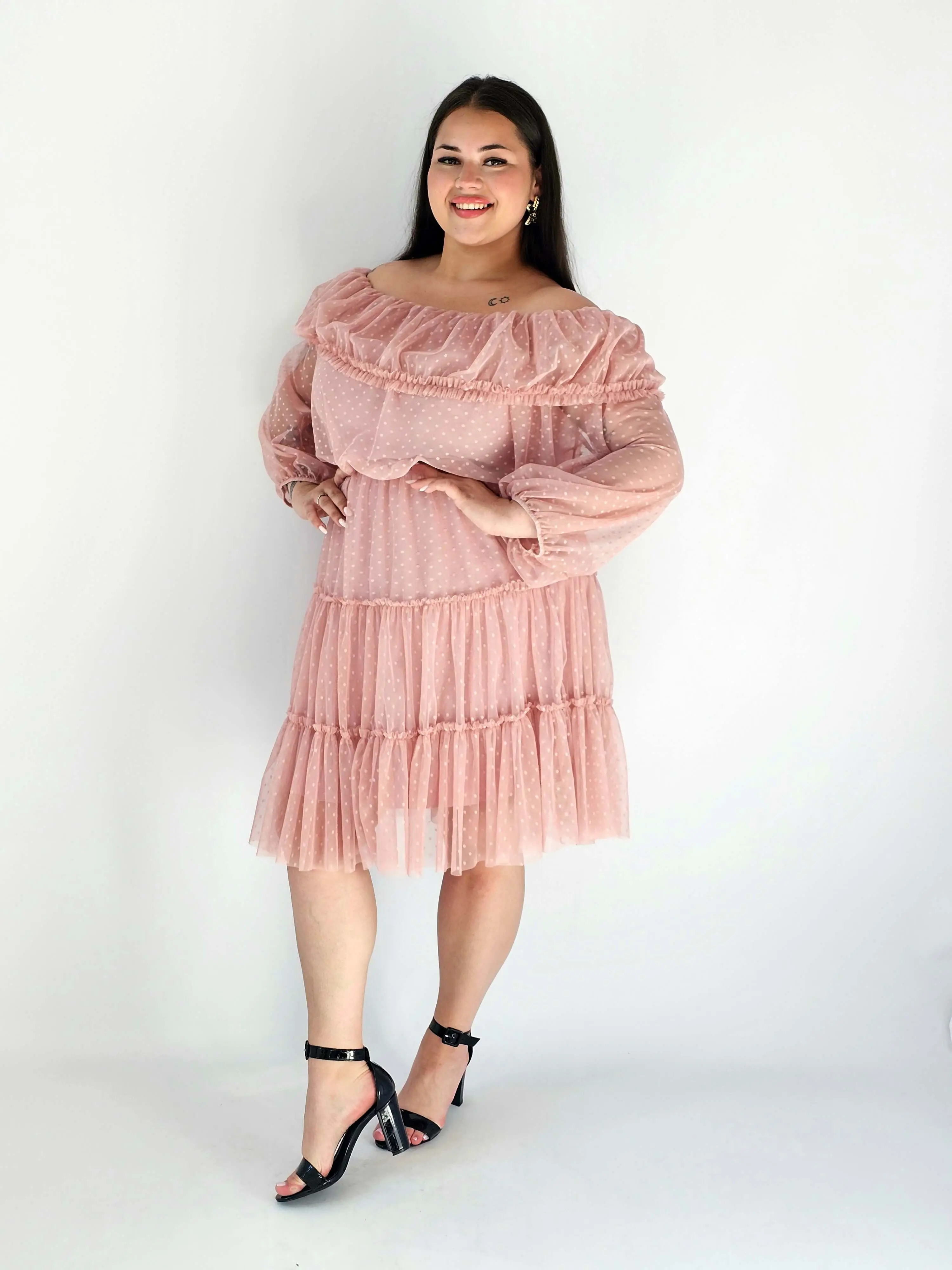 Sukienka Plus Size Hiszpanka – Kobiecy I Elegancki Model Na Wyjątkowe Okazje - Image 5