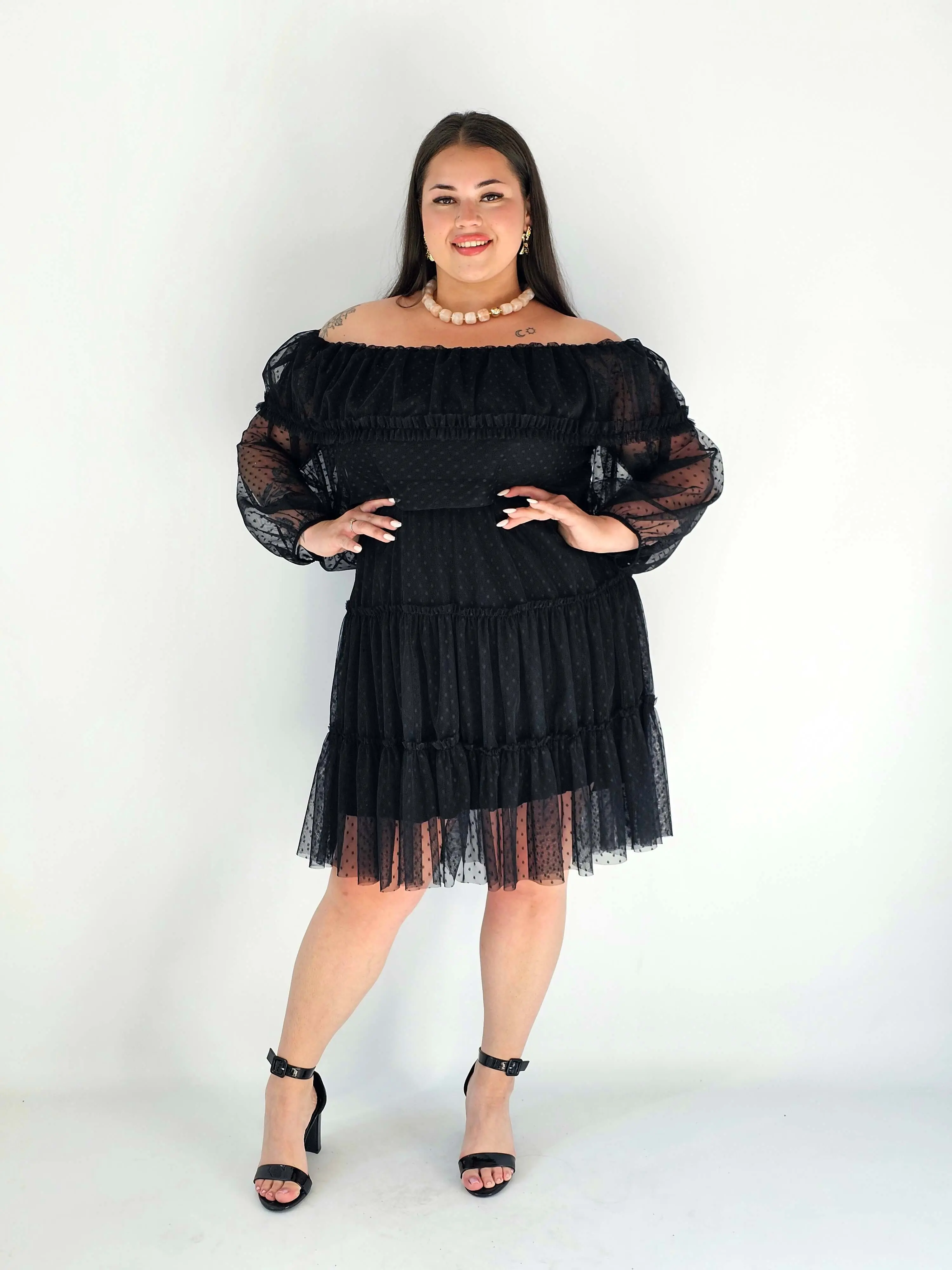 Sukienka Plus Size Hiszpanka – Kobiecy I Elegancki Model Na Wyjątkowe Okazje - Image 6