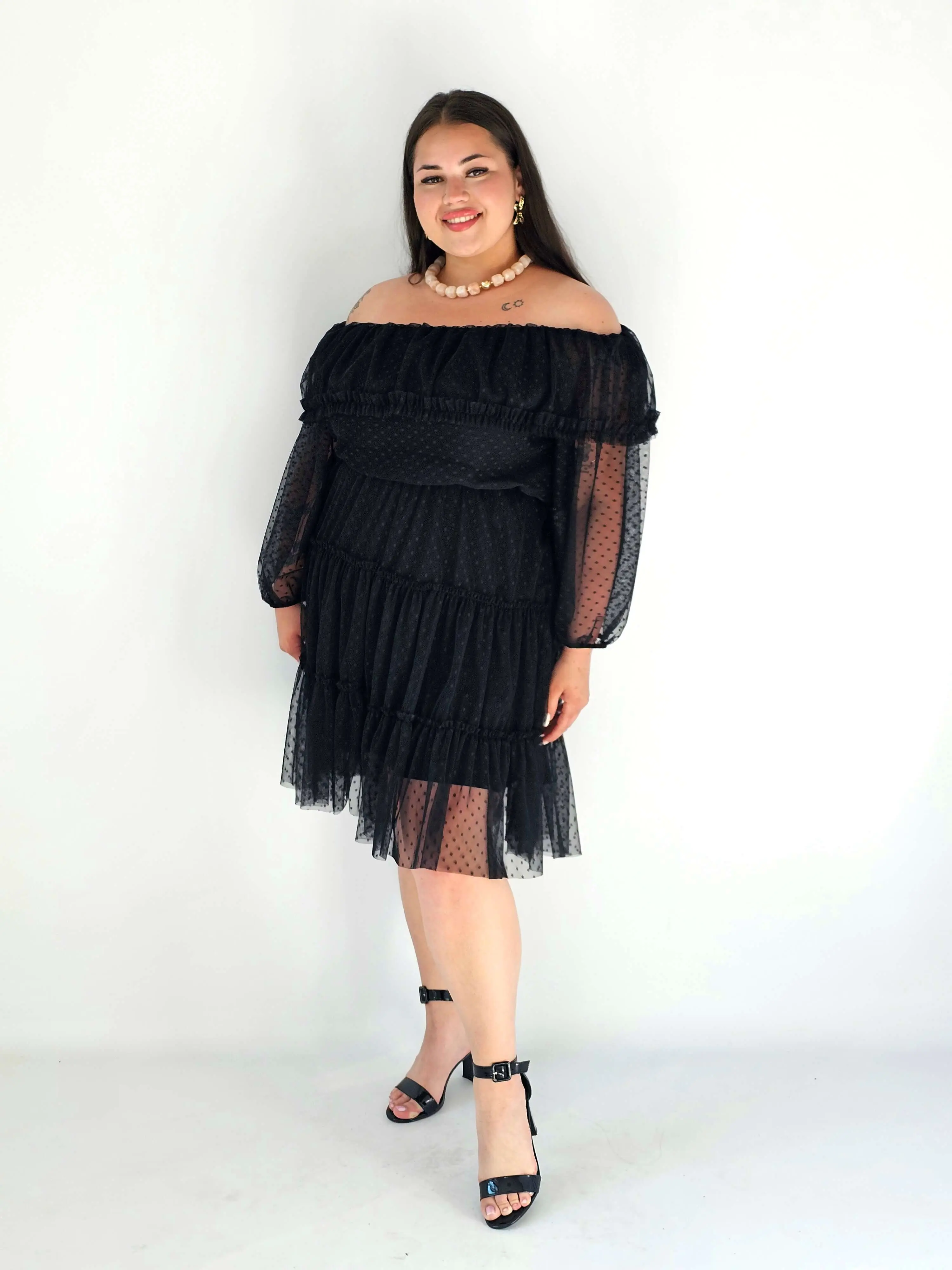 Sukienka Plus Size Hiszpanka – Kobiecy I Elegancki Model Na Wyjątkowe Okazje - Image 8