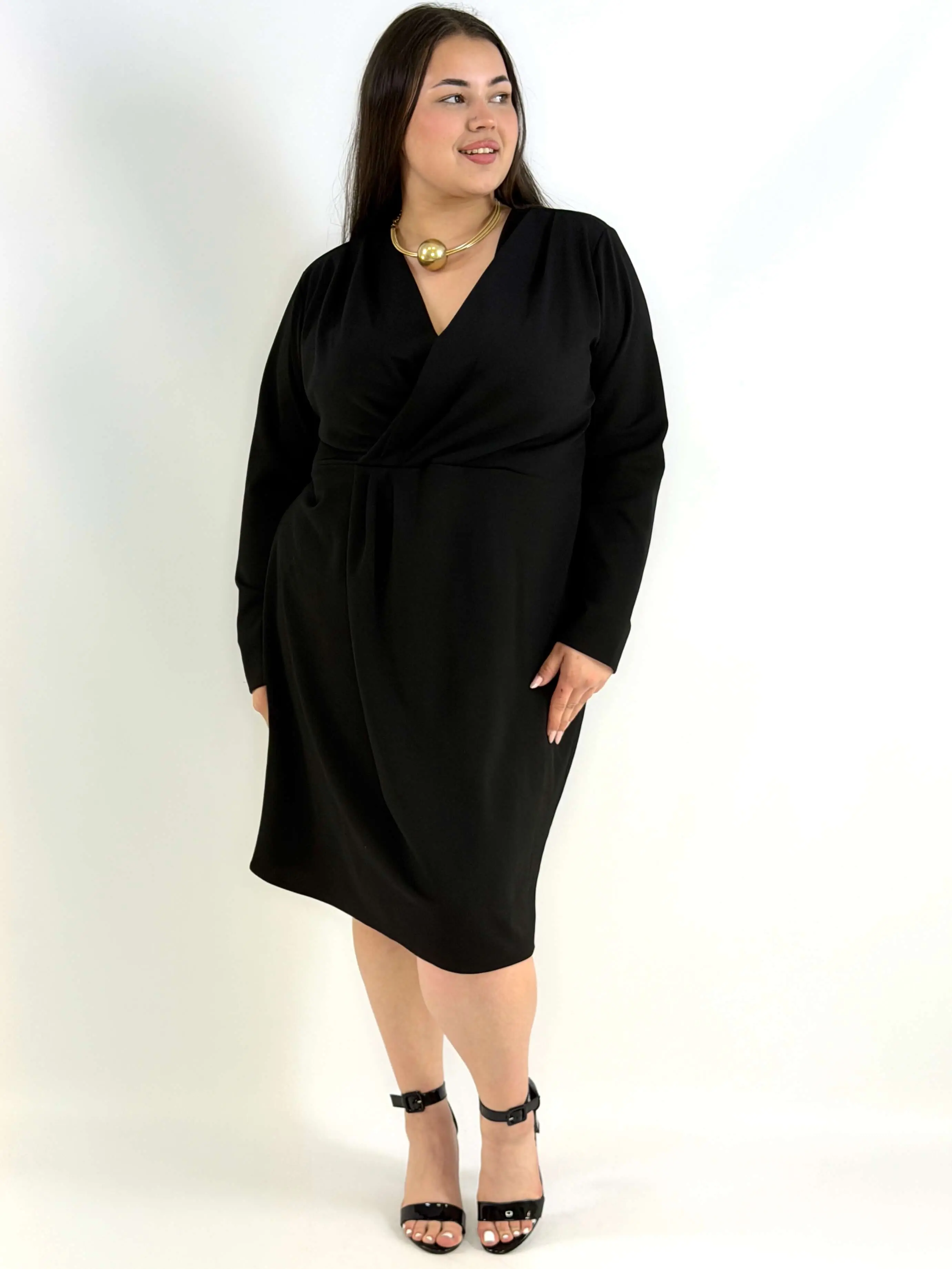 Sukienka plus size kopertowa - Image 2