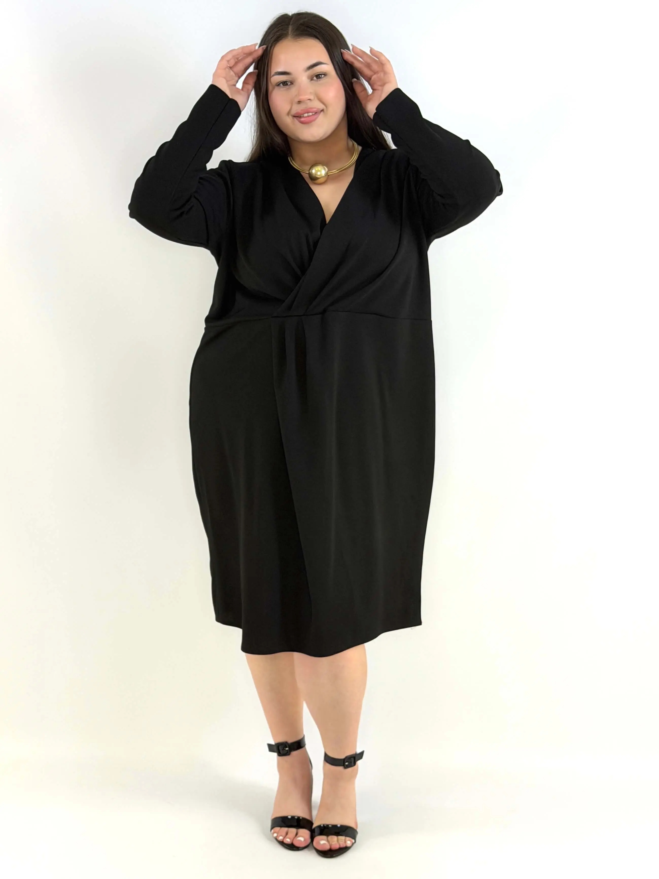 Sukienka plus size kopertowa - Image 5