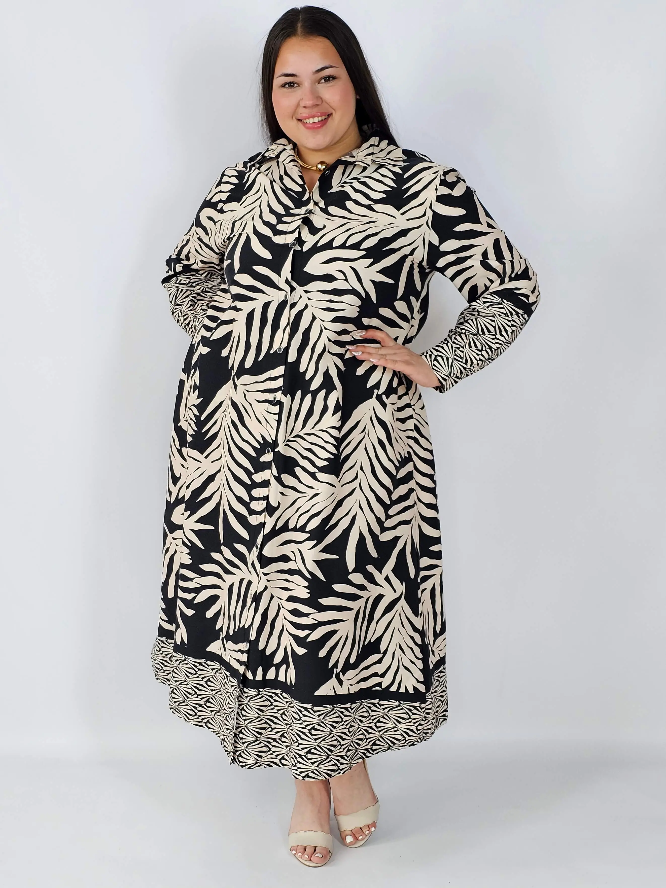 Sukienka plus size koszulowa midi – lekka, stylowa i ponadczasowa - Image 4