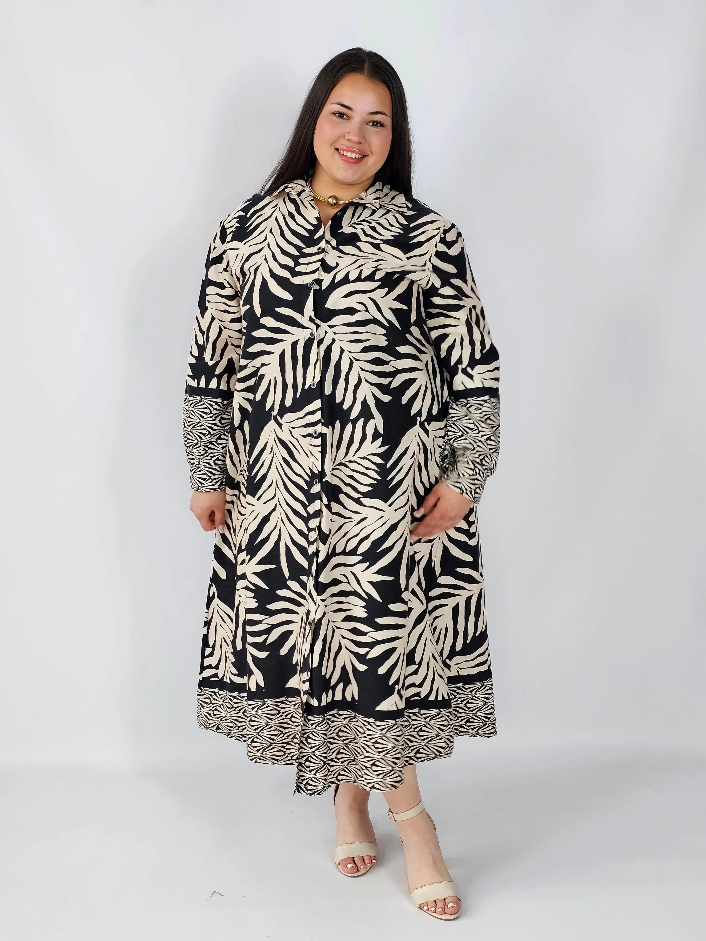 Sukienka plus size koszulowa midi – lekka, stylowa i ponadczasowa - Image 5