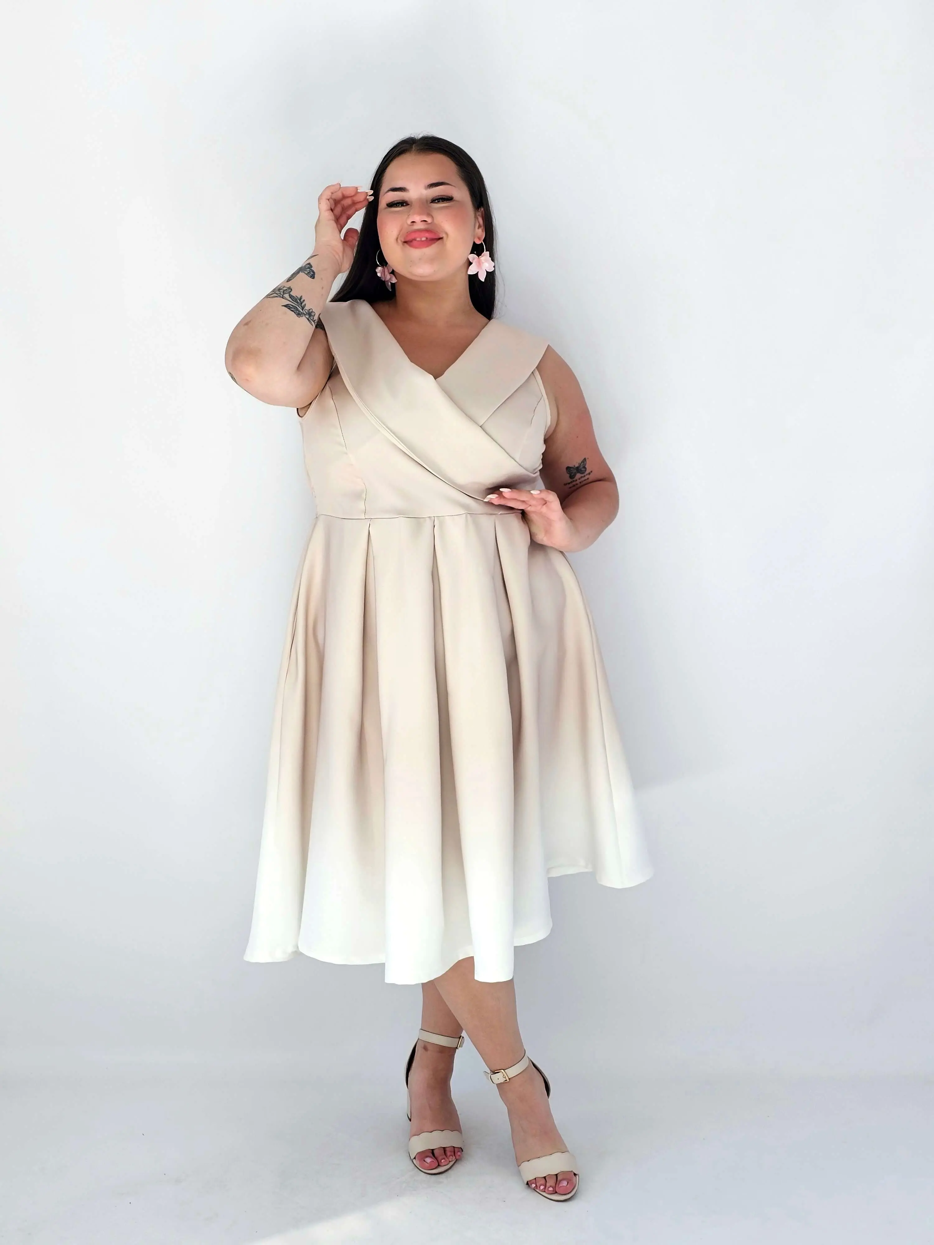 Sukienka Plus Size Ombre Rozkloszowana – Cudowna I Wyjątkowa Kreacja, Która Zachwyca Elegancją - Image 8