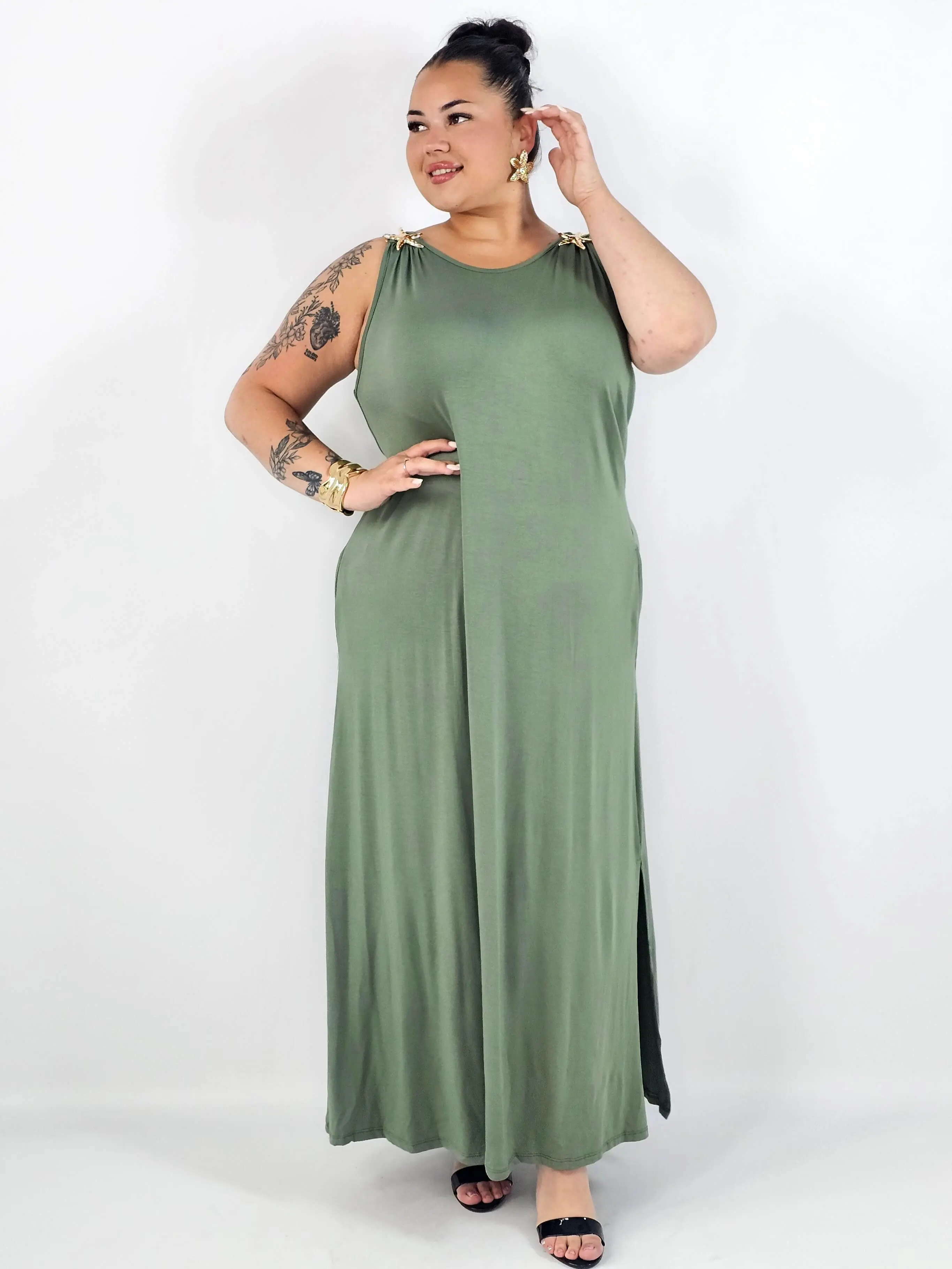 Sukienka plus size – wygodny fason podkreślający kobiecą sylwetkę XXL - Image 5
