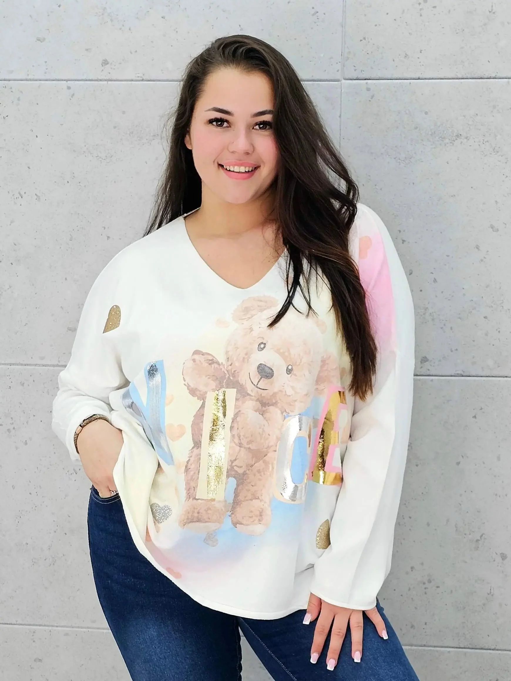 Sweter z aplikacja misia - Image 3